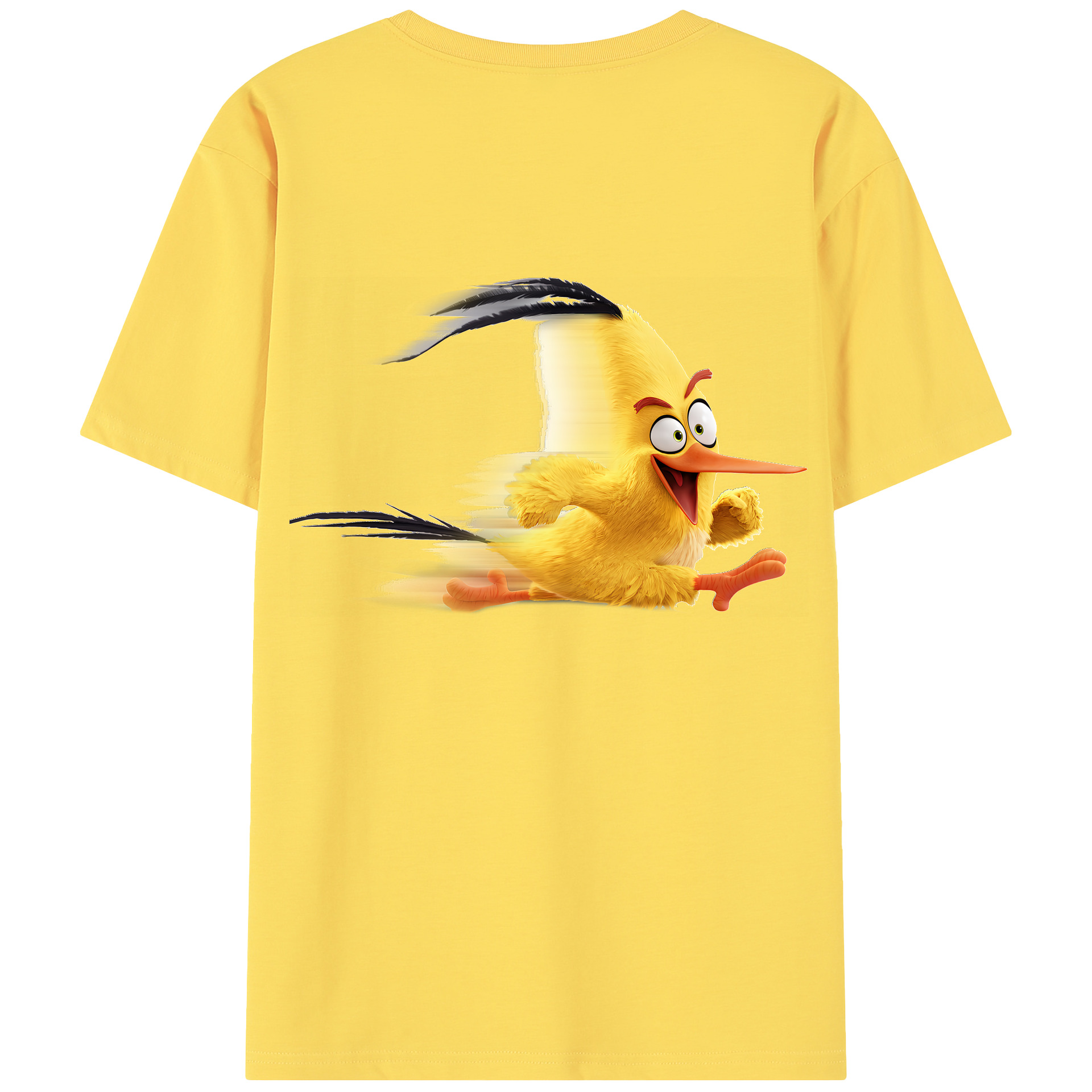 （画像用） Angry Birds アングリーバード 綿100％半袖Tシャツ（背面プリント）
