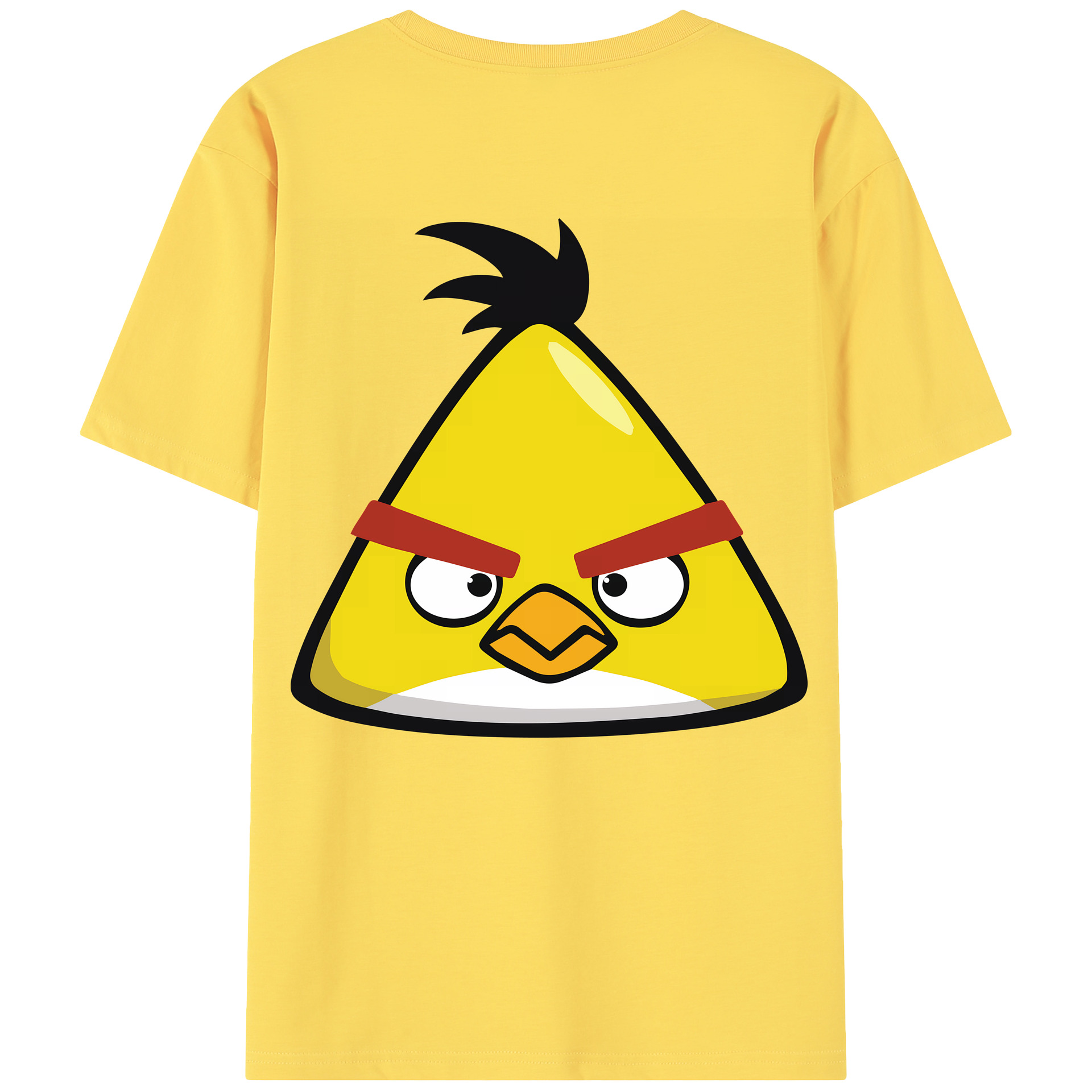 （画像用） Angry Birds アングリーバード 綿100％半袖Tシャツ（背面プリント）