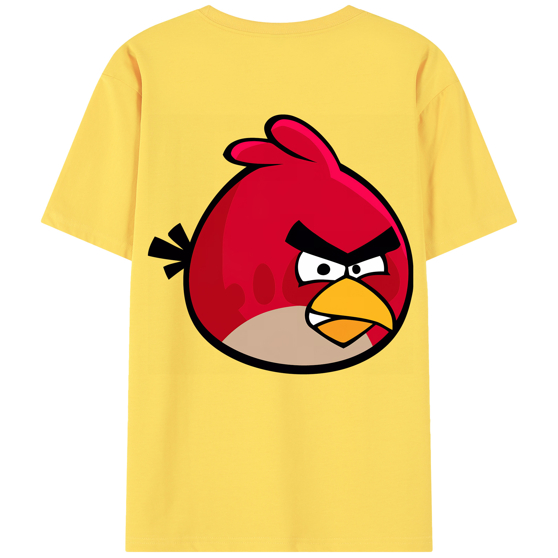 （画像用） Angry Birds アングリーバード 綿100％半袖Tシャツ（背面プリント）