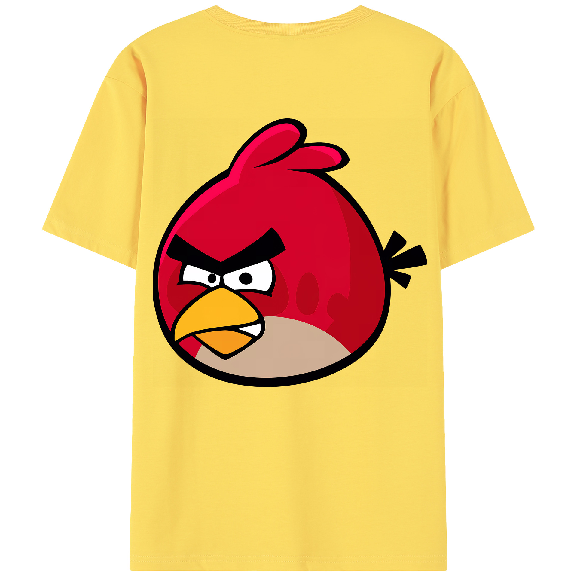 （画像用） Angry Birds アングリーバード 綿100％半袖Tシャツ（背面プリント）