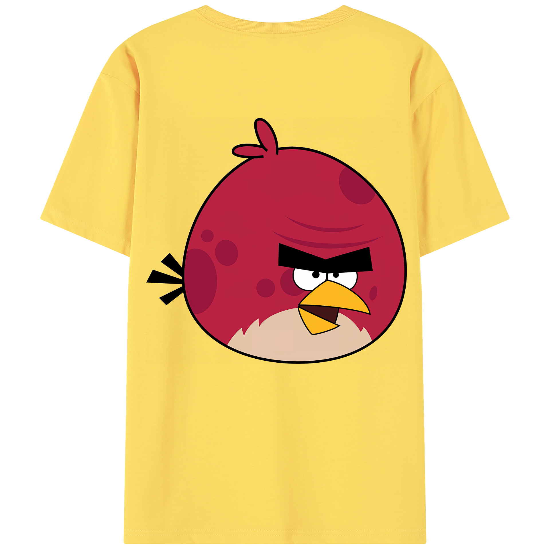 （画像用） Angry Birds アングリーバード 綿100％半袖Tシャツ（背面プリント）