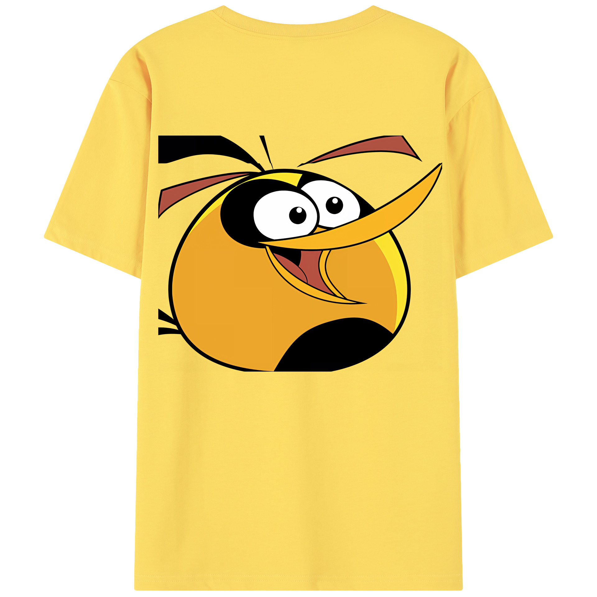 （画像用） Angry Birds アングリーバード 綿100％半袖Tシャツ（背面プリント）