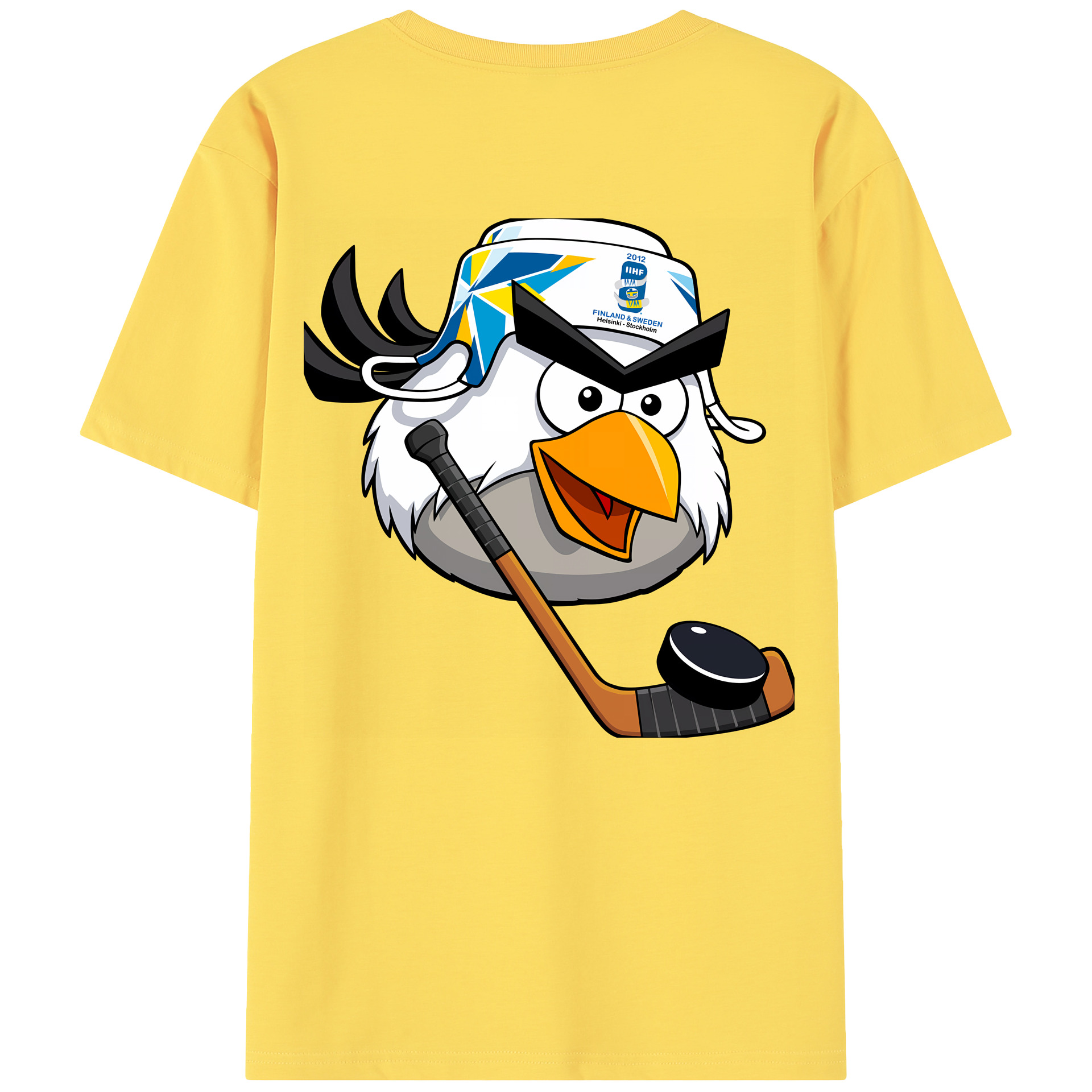 （画像用） Angry Birds アングリーバード 綿100％半袖Tシャツ（背面プリント）
