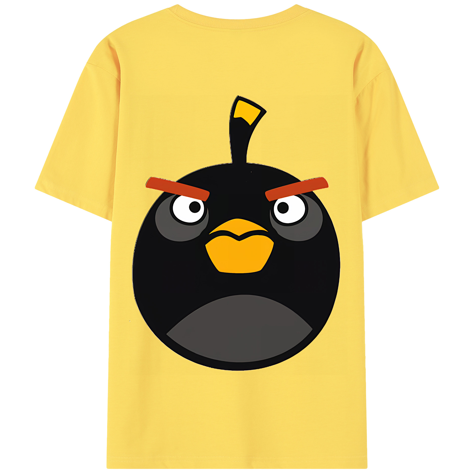 （画像用） Angry Birds アングリーバード 綿100％半袖Tシャツ（背面プリント）