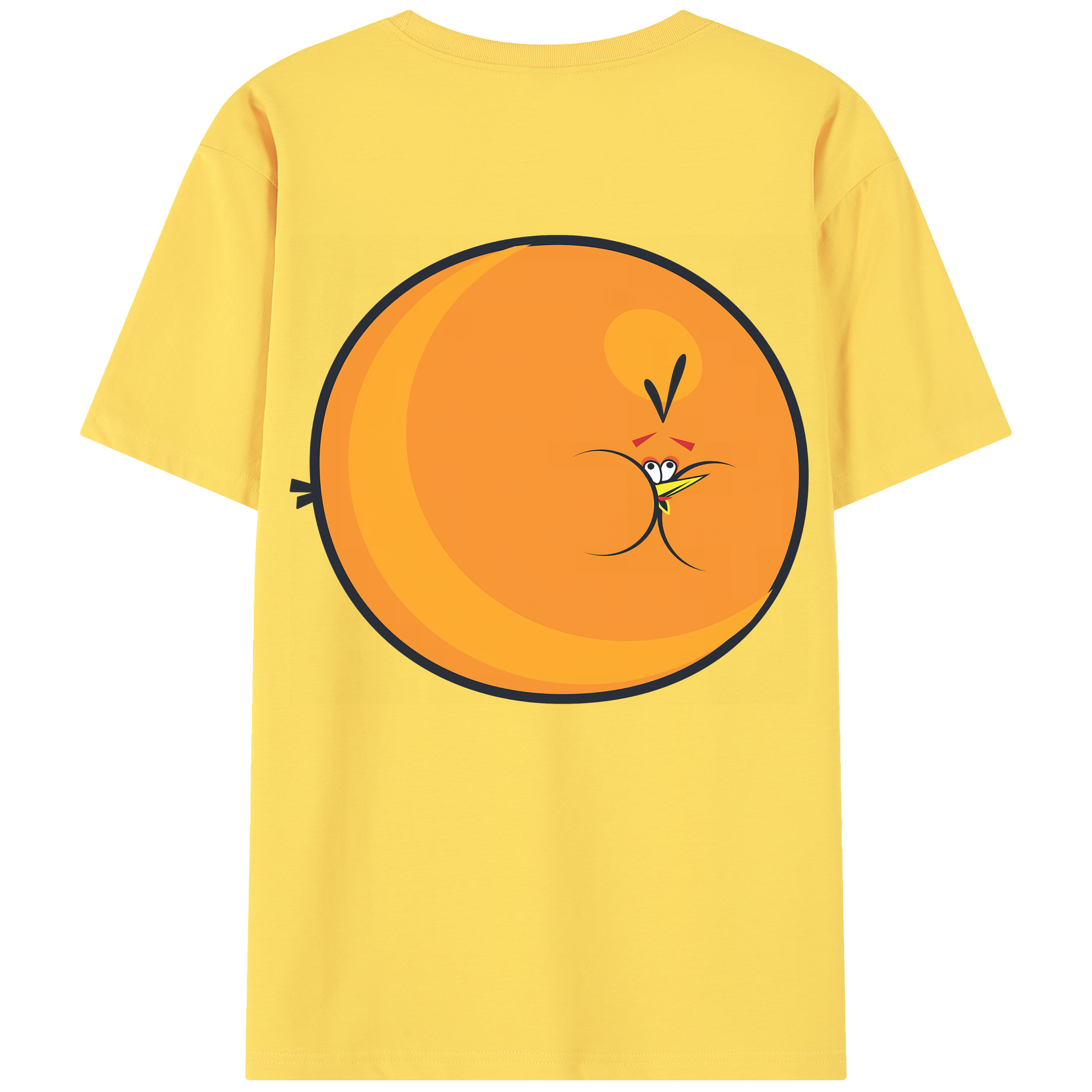 （画像用） Angry Birds アングリーバード 綿100％半袖Tシャツ（背面プリント）