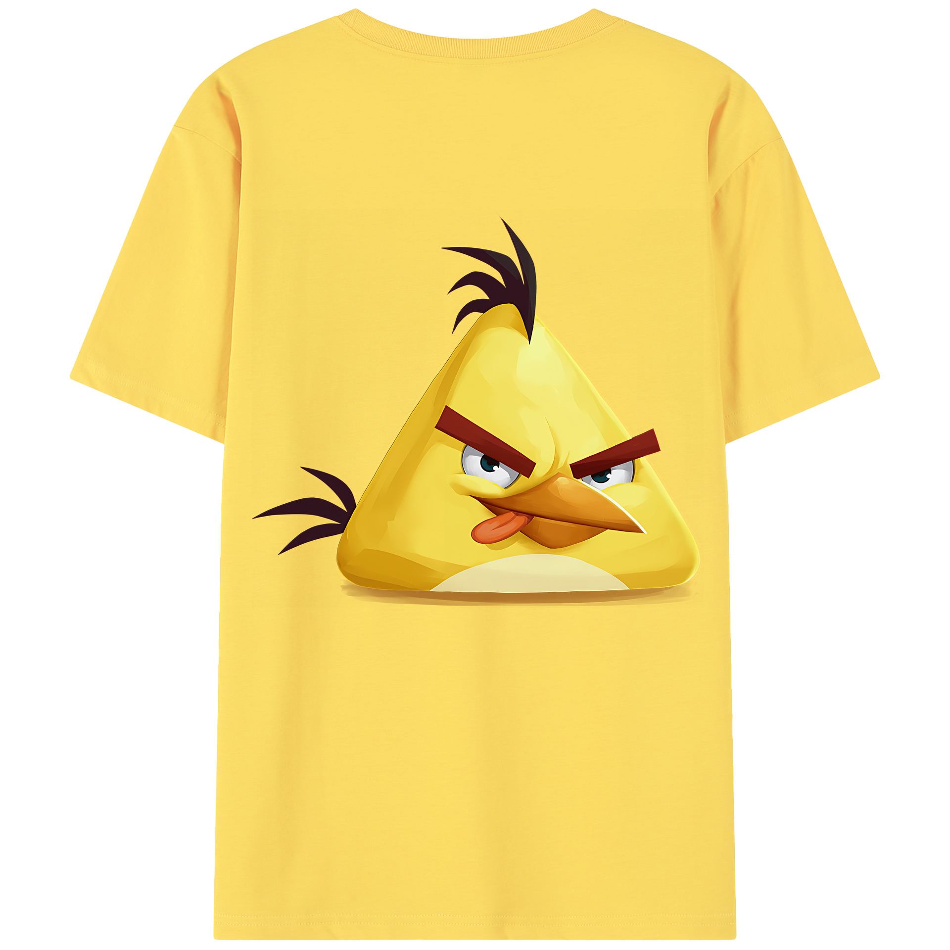 （画像用） Angry Birds アングリーバード 綿100％半袖Tシャツ（背面プリント）