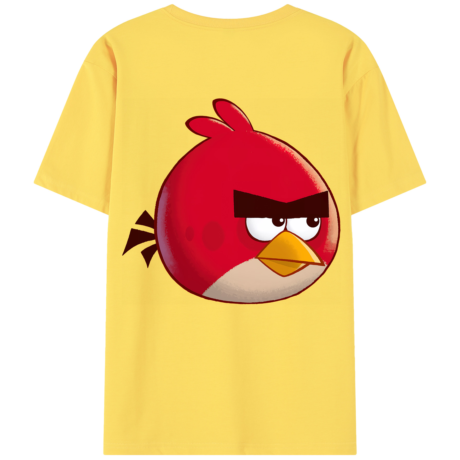 （画像用） Angry Birds アングリーバード 綿100％半袖Tシャツ（背面プリント）