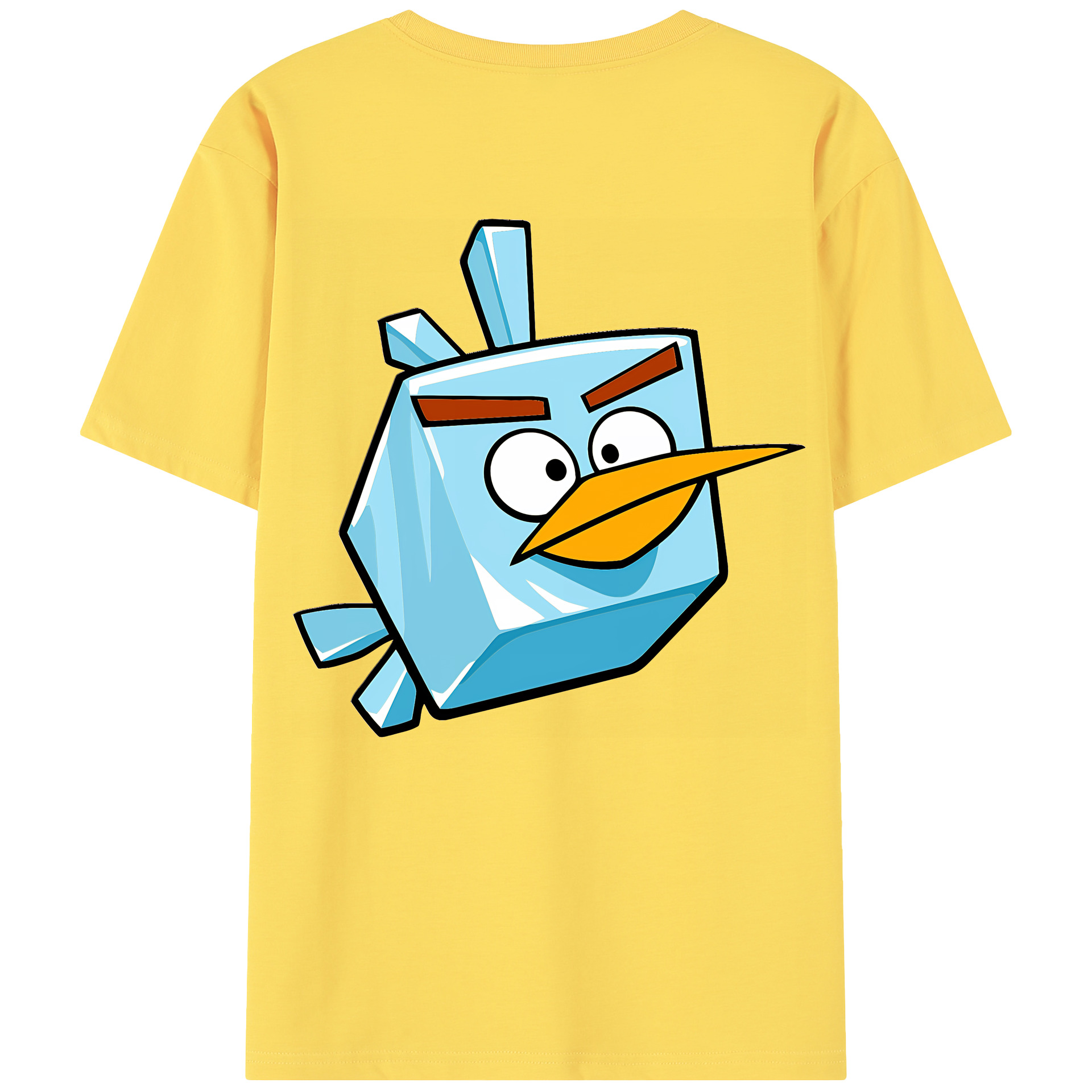 （画像用） Angry Birds アングリーバード 綿100％半袖Tシャツ（背面プリント）