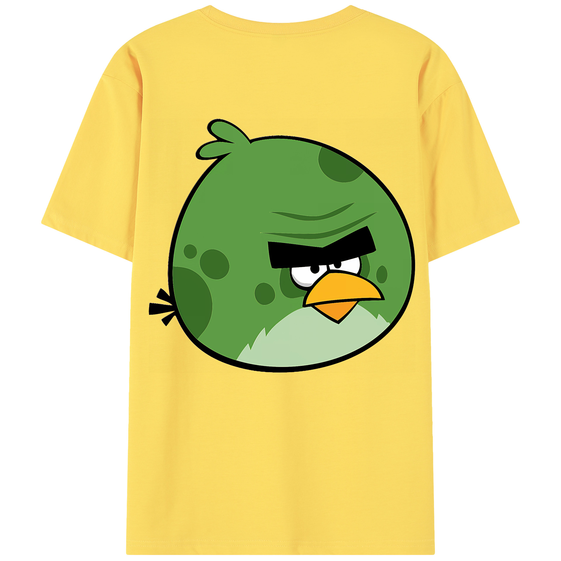 （画像用） Angry Birds アングリーバード 綿100％半袖Tシャツ（背面プリント）