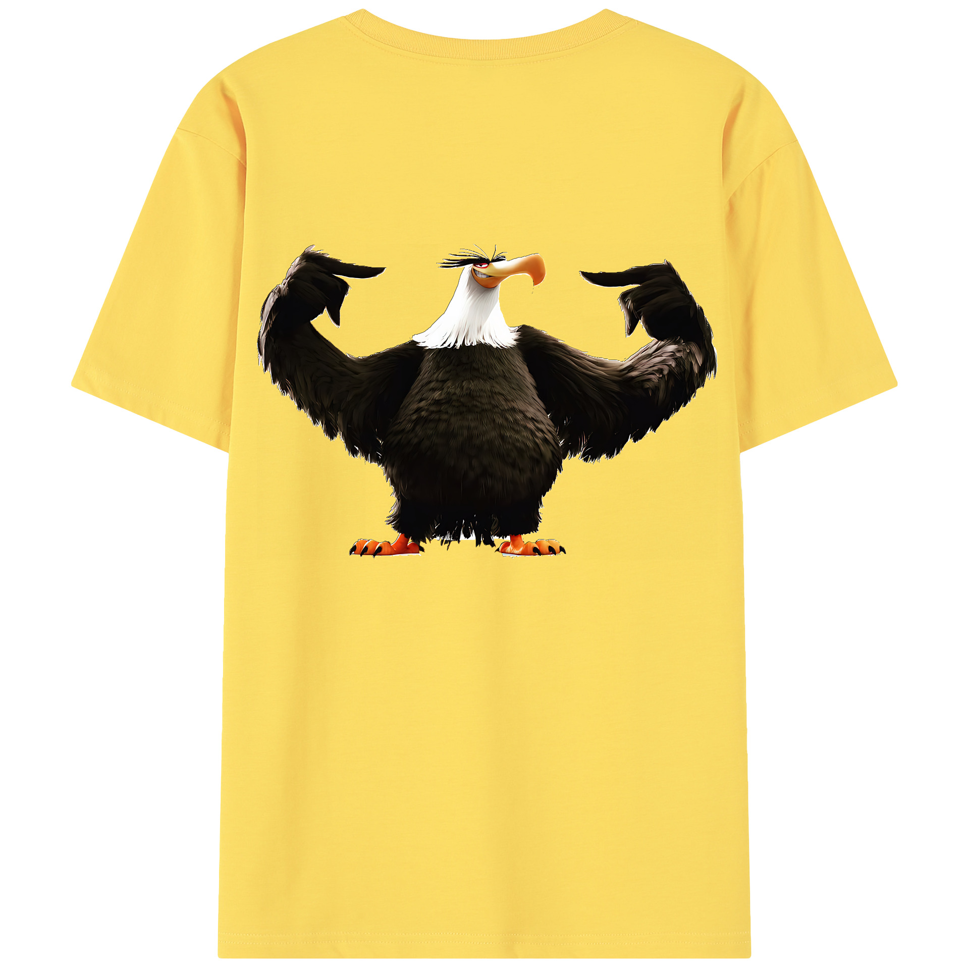 （画像用） Angry Birds アングリーバード 綿100％半袖Tシャツ（背面プリント）