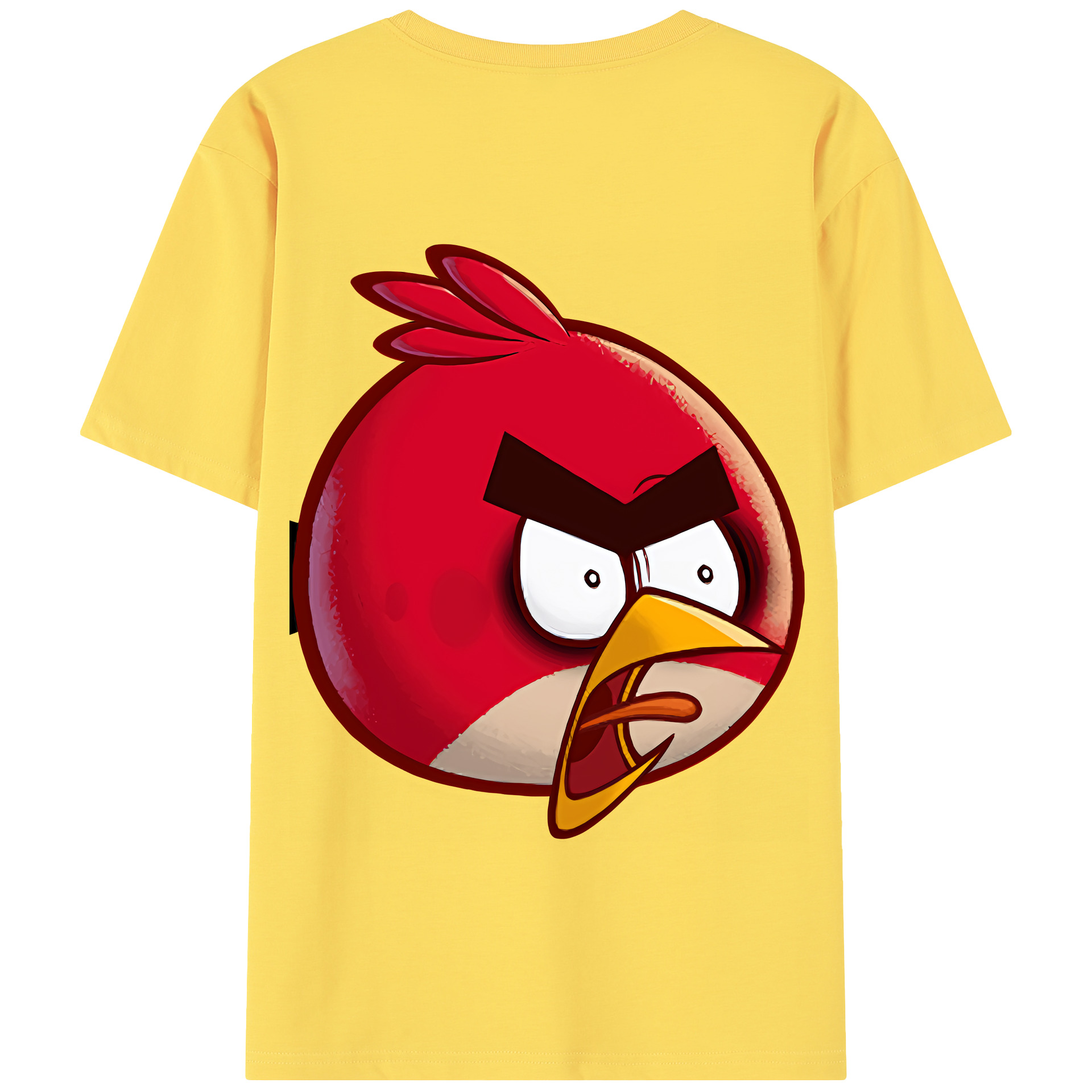 （画像用） Angry Birds アングリーバード 綿100％半袖Tシャツ（背面プリント）