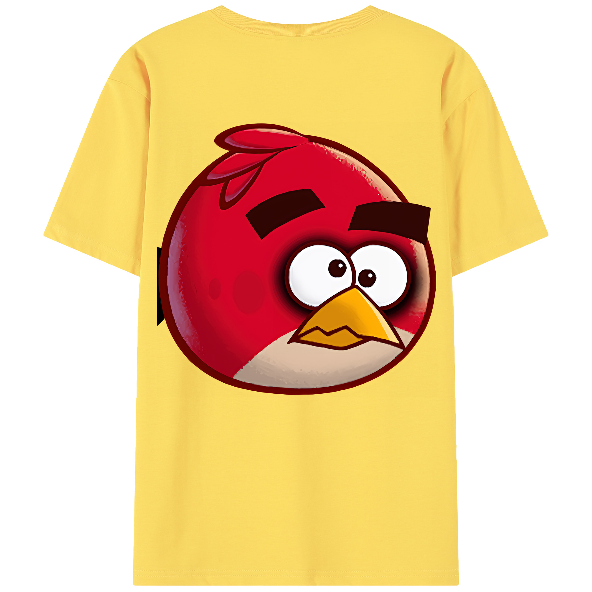 （画像用） Angry Birds アングリーバード 綿100％半袖Tシャツ（背面プリント）