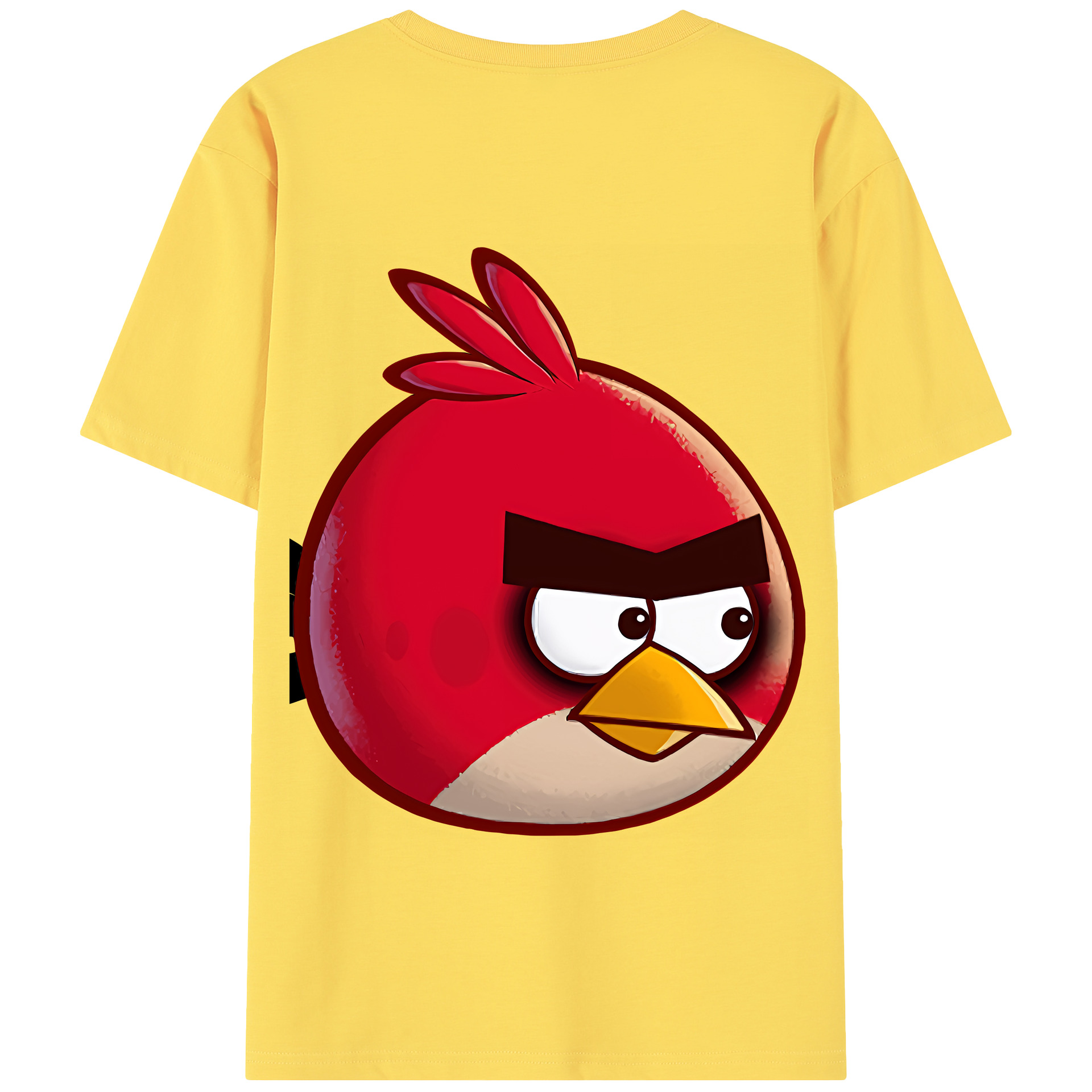 （画像用） Angry Birds アングリーバード 綿100％半袖Tシャツ（背面プリント）