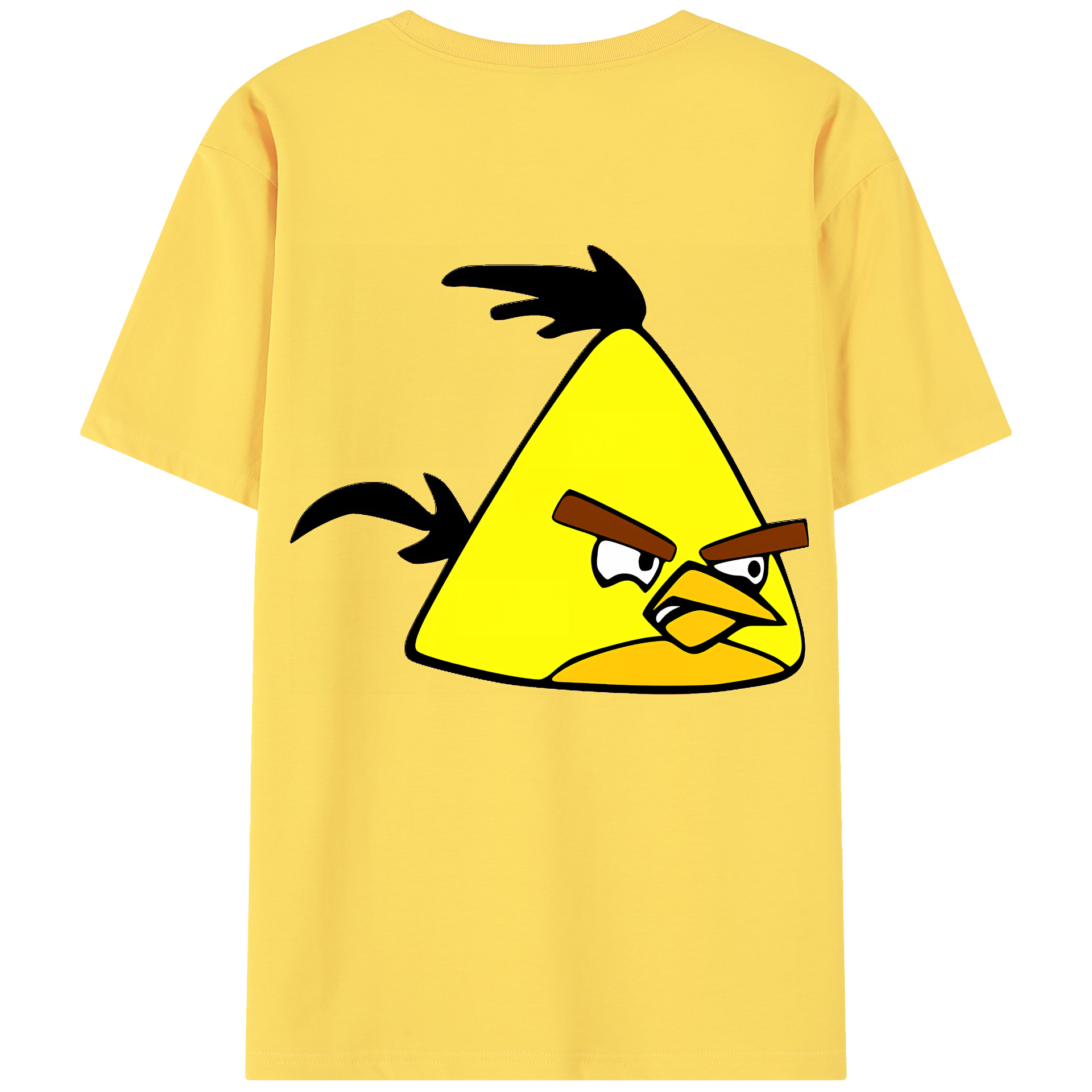 （画像用） Angry Birds アングリーバード 綿100％半袖Tシャツ（背面プリント）