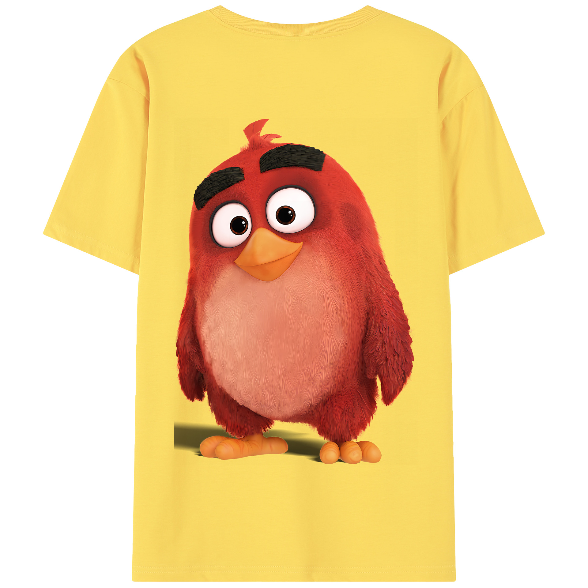（画像用） Angry Birds アングリーバード 綿100％半袖Tシャツ（背面プリント）