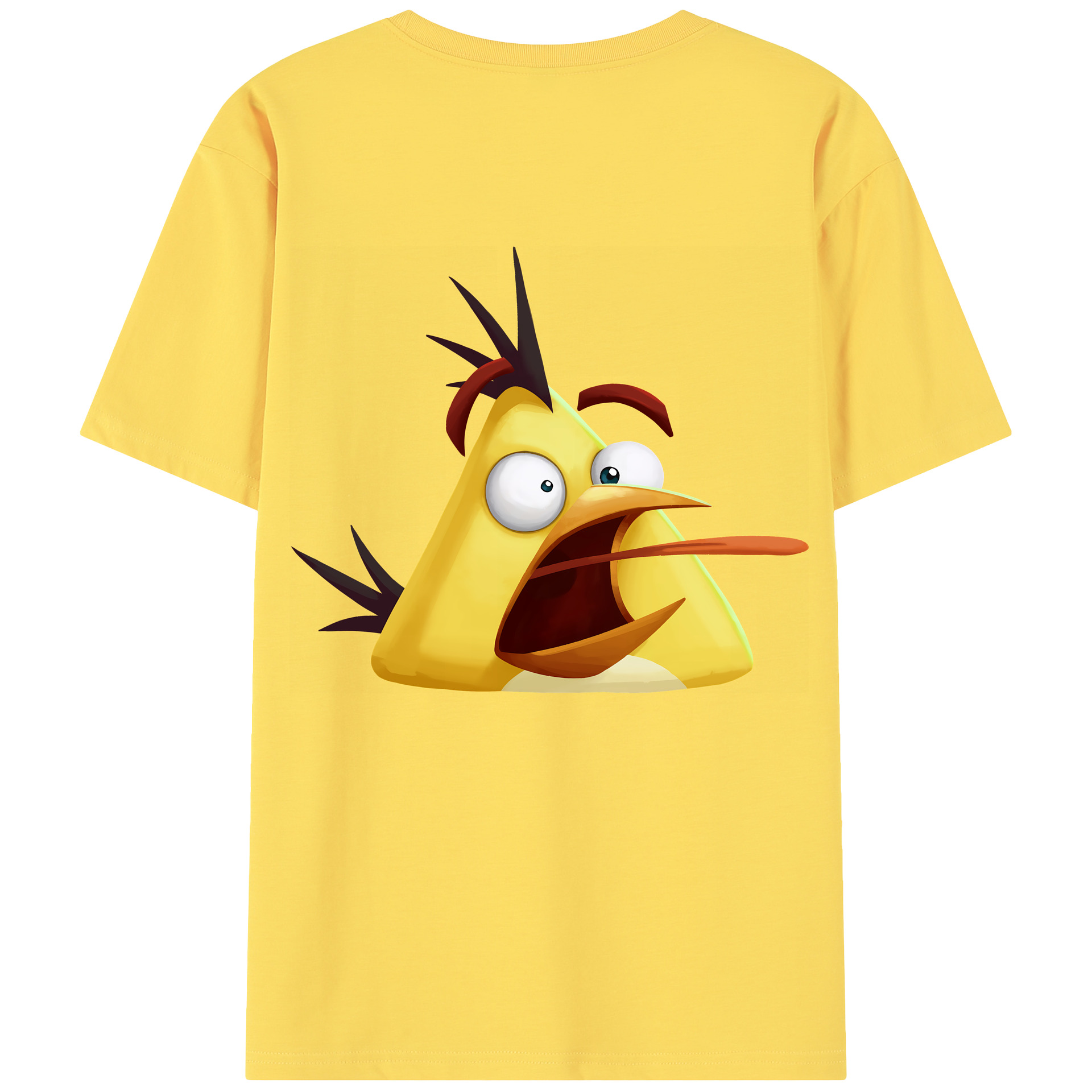 （画像用） Angry Birds アングリーバード 綿100％半袖Tシャツ（背面プリント）