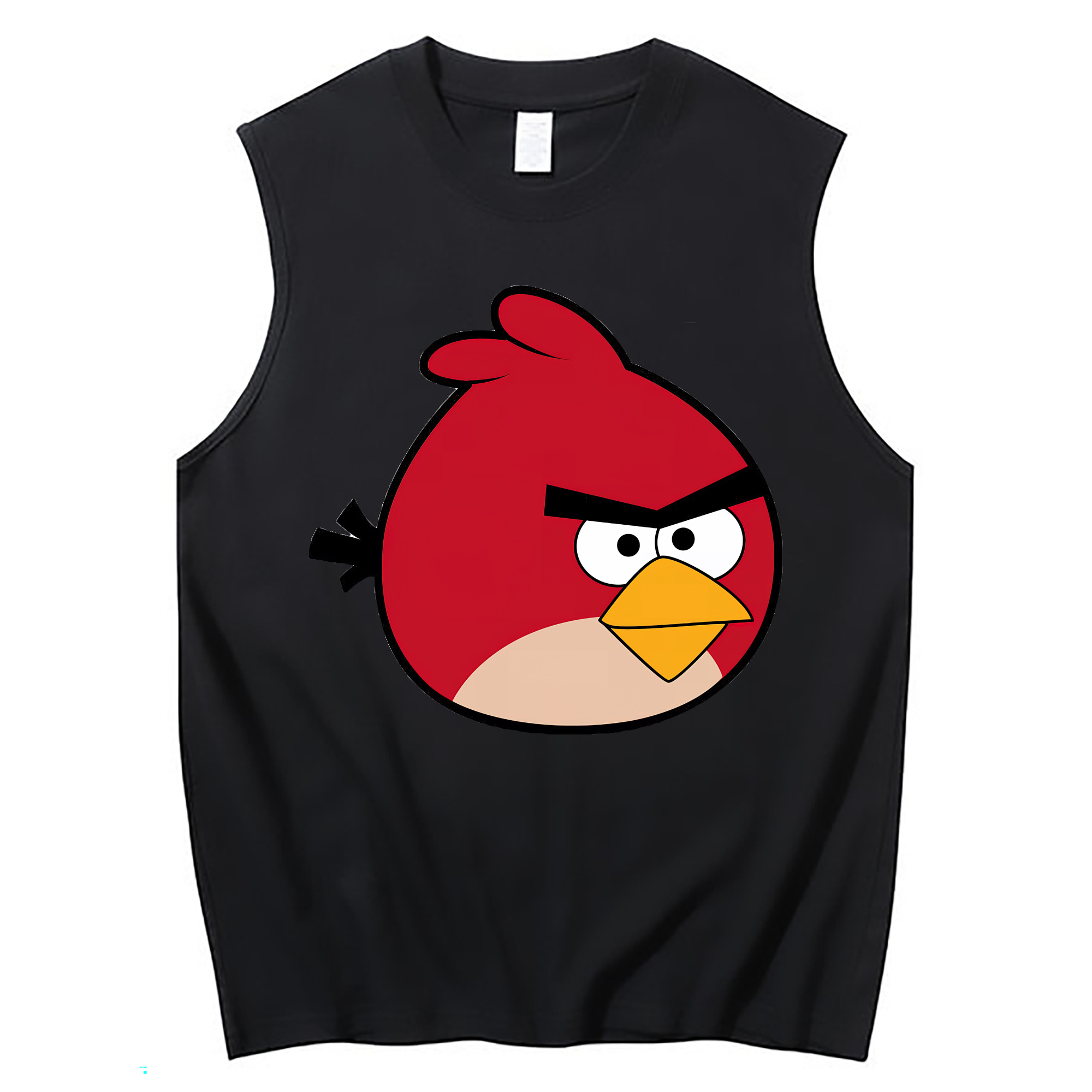 （画像用） Angry Birds アングリーバード コットン100％タンクトップ（フロントプリント）