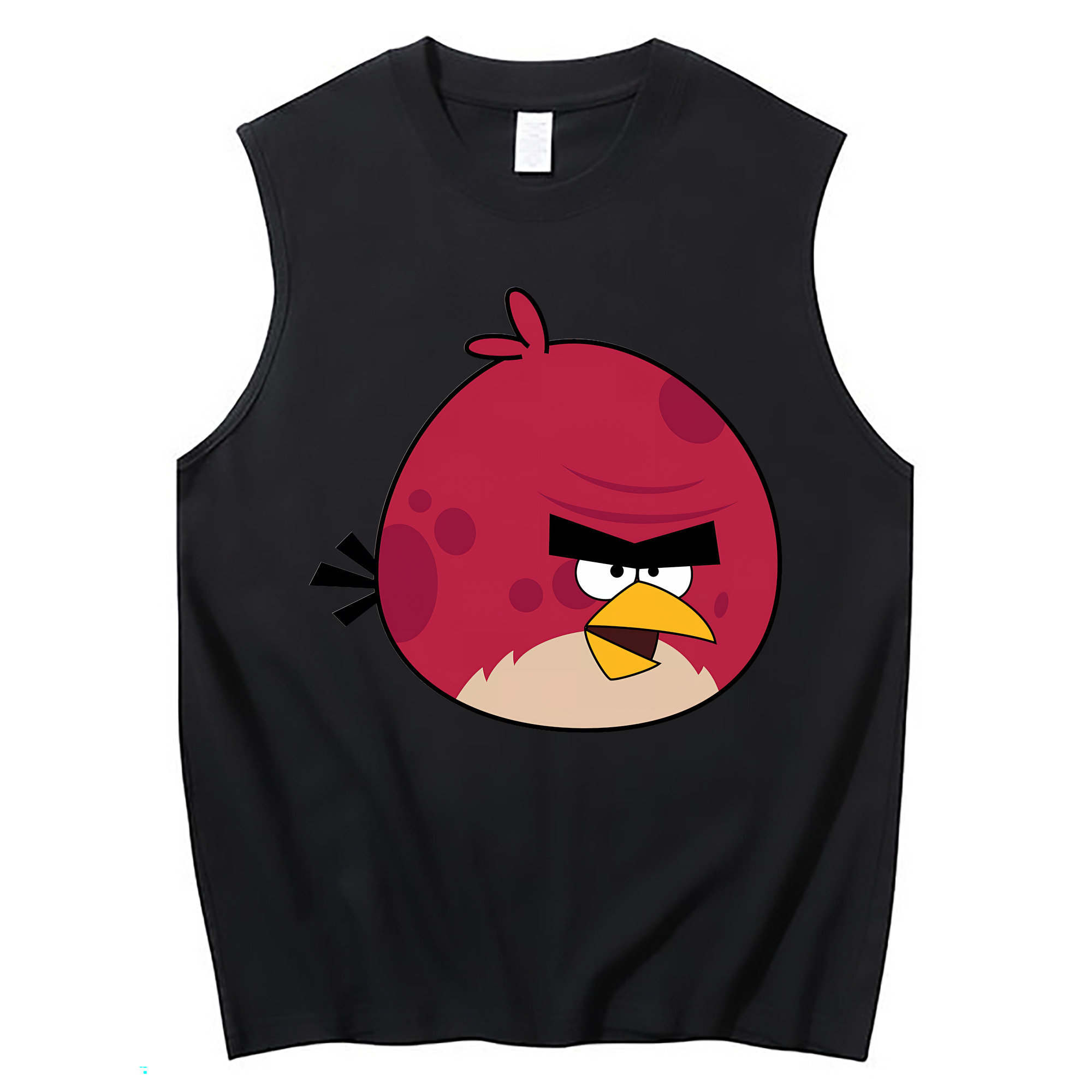 （画像用） Angry Birds アングリーバード コットン100％タンクトップ（フロントプリント）