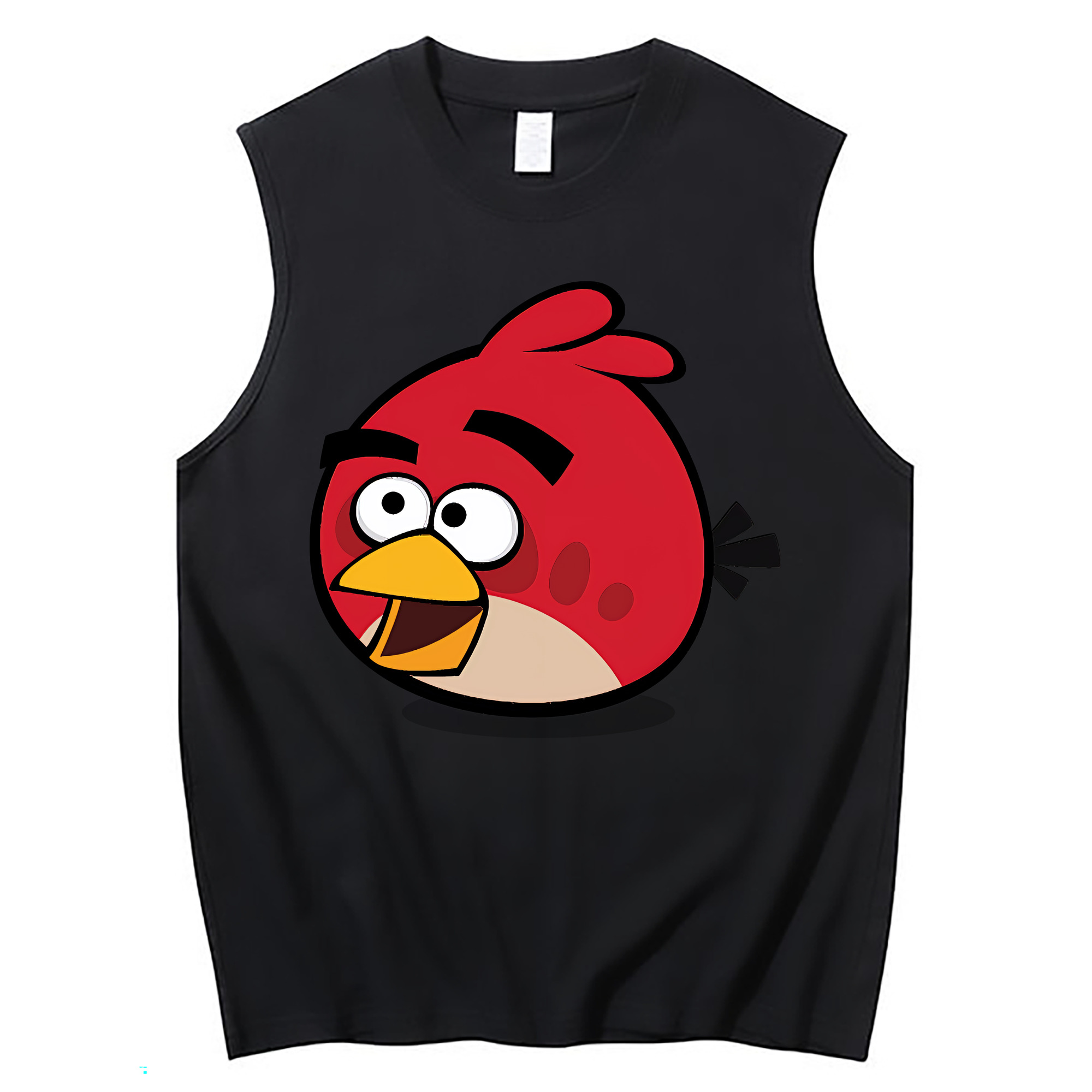 （画像用） Angry Birds アングリーバード コットン100％タンクトップ（フロントプリント）