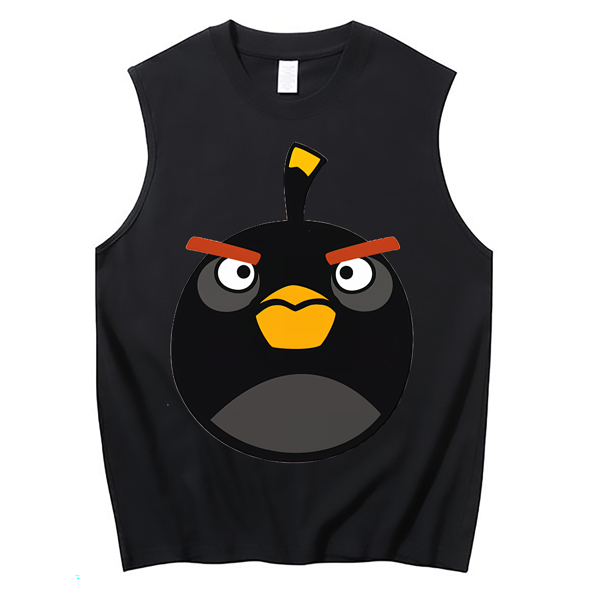 （画像用） Angry Birds アングリーバード コットン100％タンクトップ（フロントプリント）
