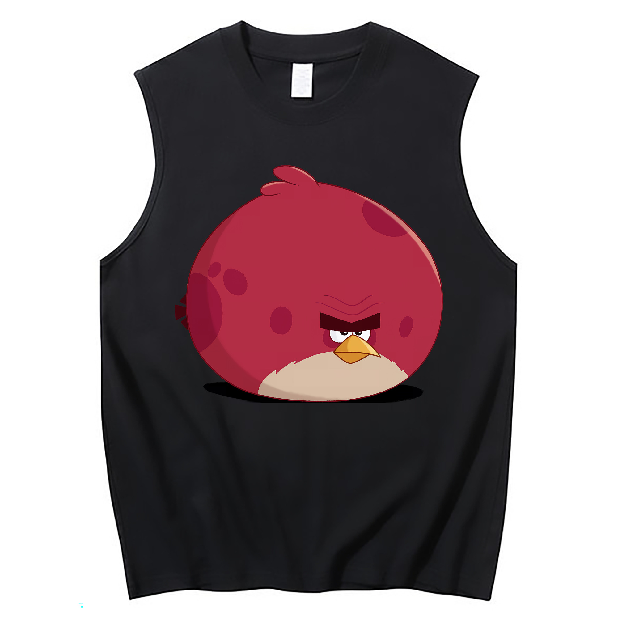 （画像用） Angry Birds アングリーバード コットン100％タンクトップ（フロントプリント）