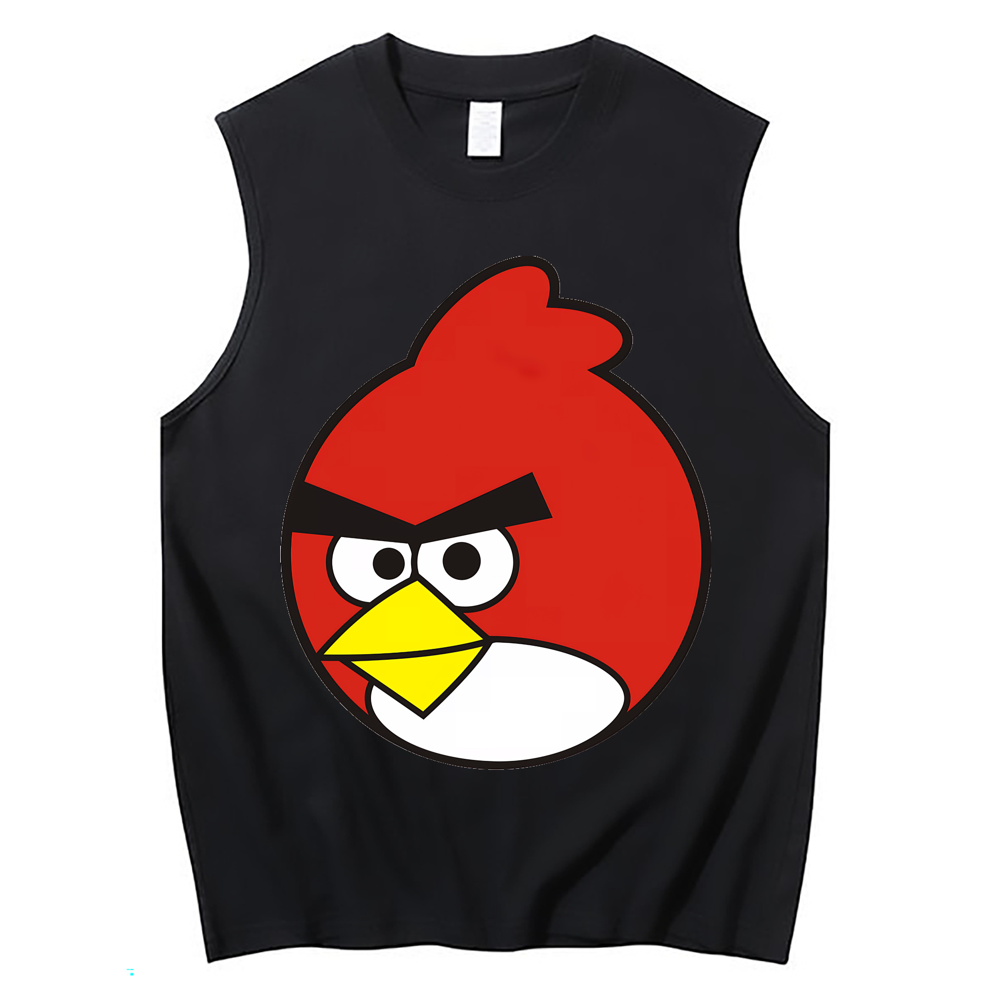 （画像用） Angry Birds アングリーバード コットン100％タンクトップ（フロントプリント）