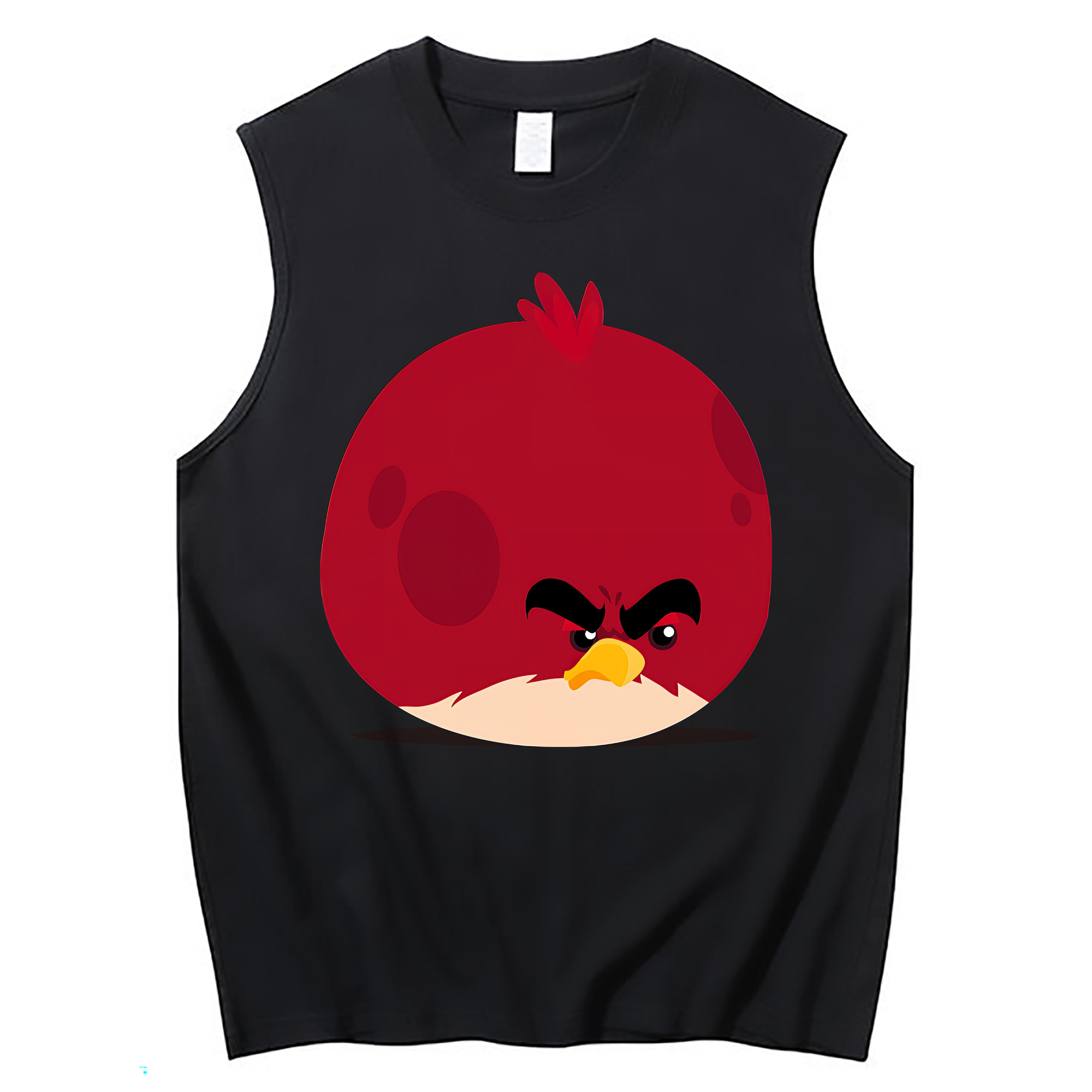 （画像用） Angry Birds アングリーバード コットン100％タンクトップ（フロントプリント）