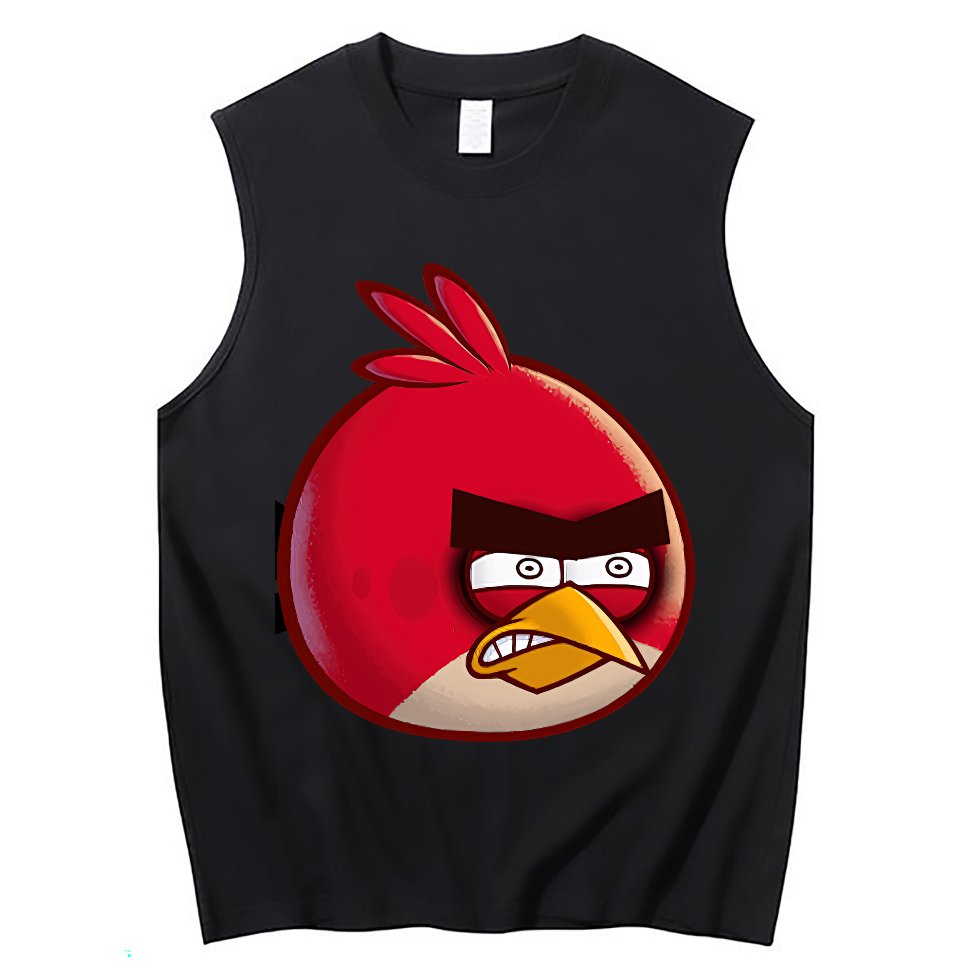 （画像用） Angry Birds アングリーバード コットン100％タンクトップ（フロントプリント）