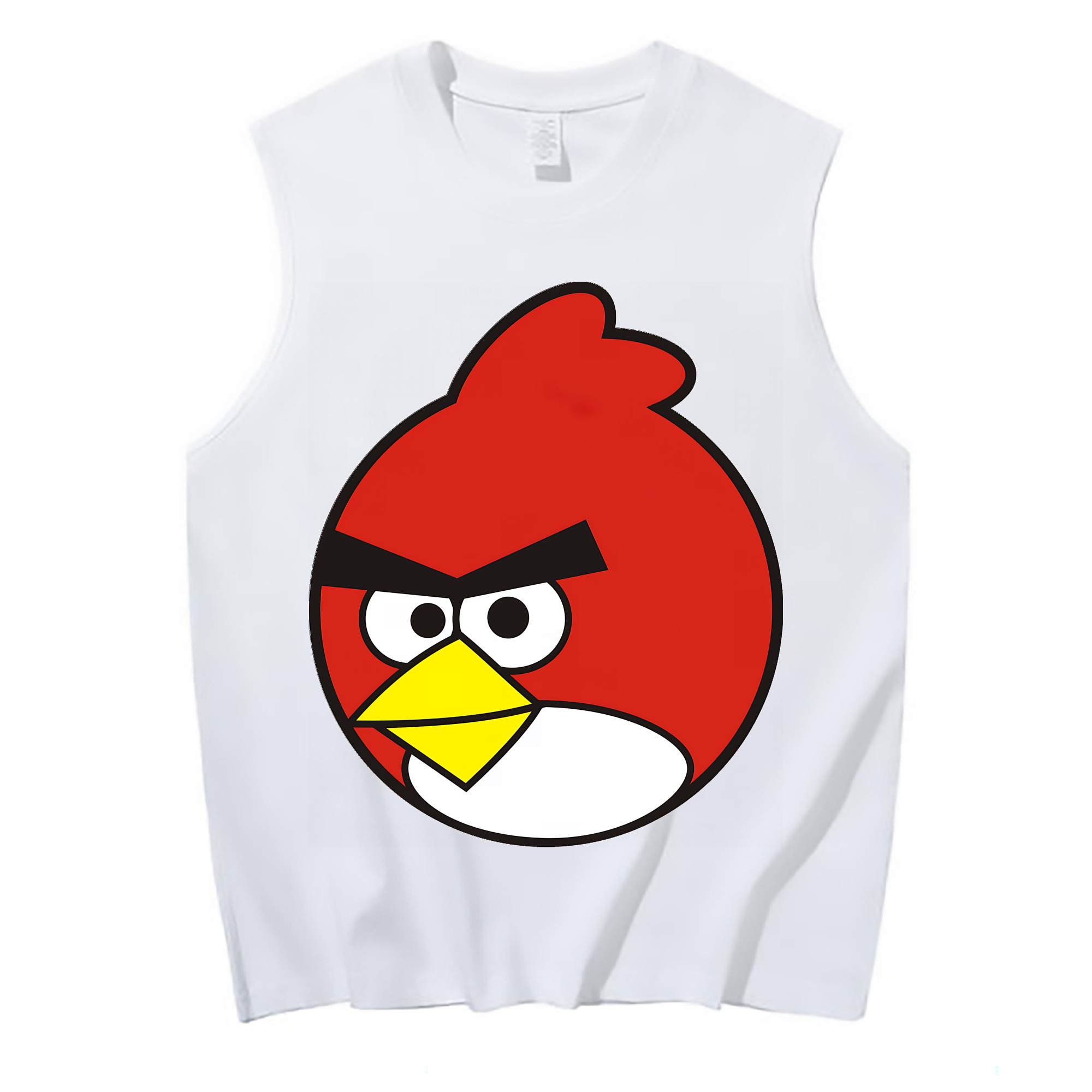 （画像用） Angry Birds アングリーバード コットン100％タンクトップ（フロントプリント）