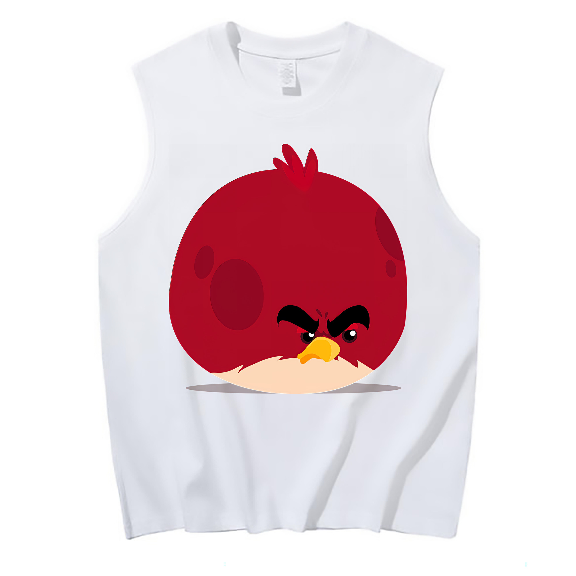 （画像用） Angry Birds アングリーバード コットン100％タンクトップ（フロントプリント）