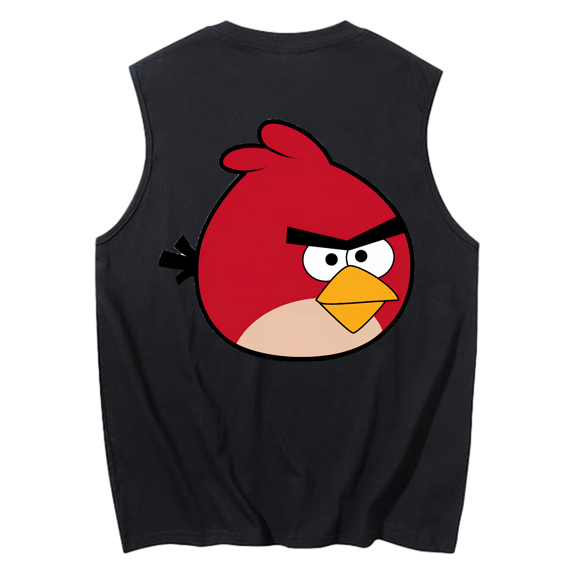 （画像用） Angry Birds アングリーバード コットン100％タンクトップ（背面プリント）