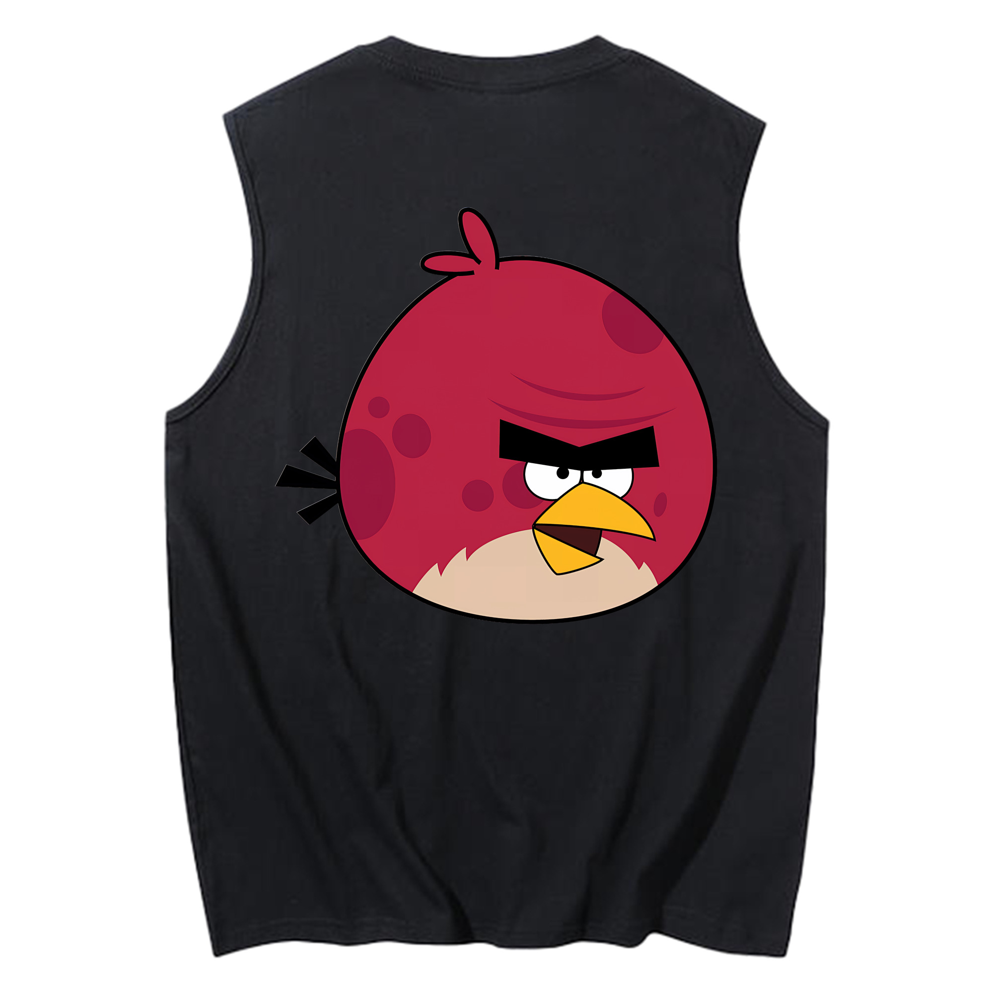 （画像用） Angry Birds アングリーバード コットン100％タンクトップ（背面プリント）