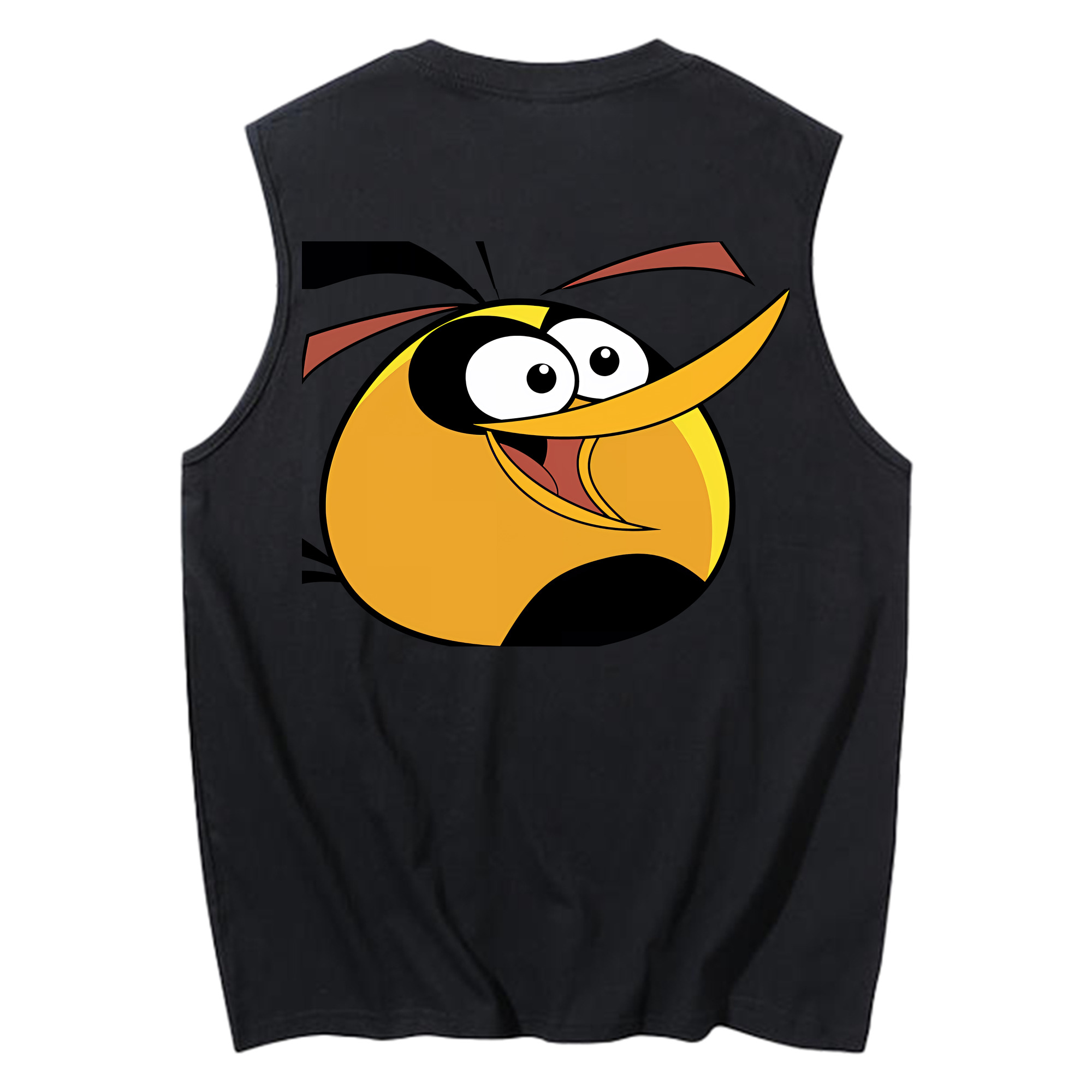 （画像用） Angry Birds アングリーバード コットン100％タンクトップ（背面プリント）