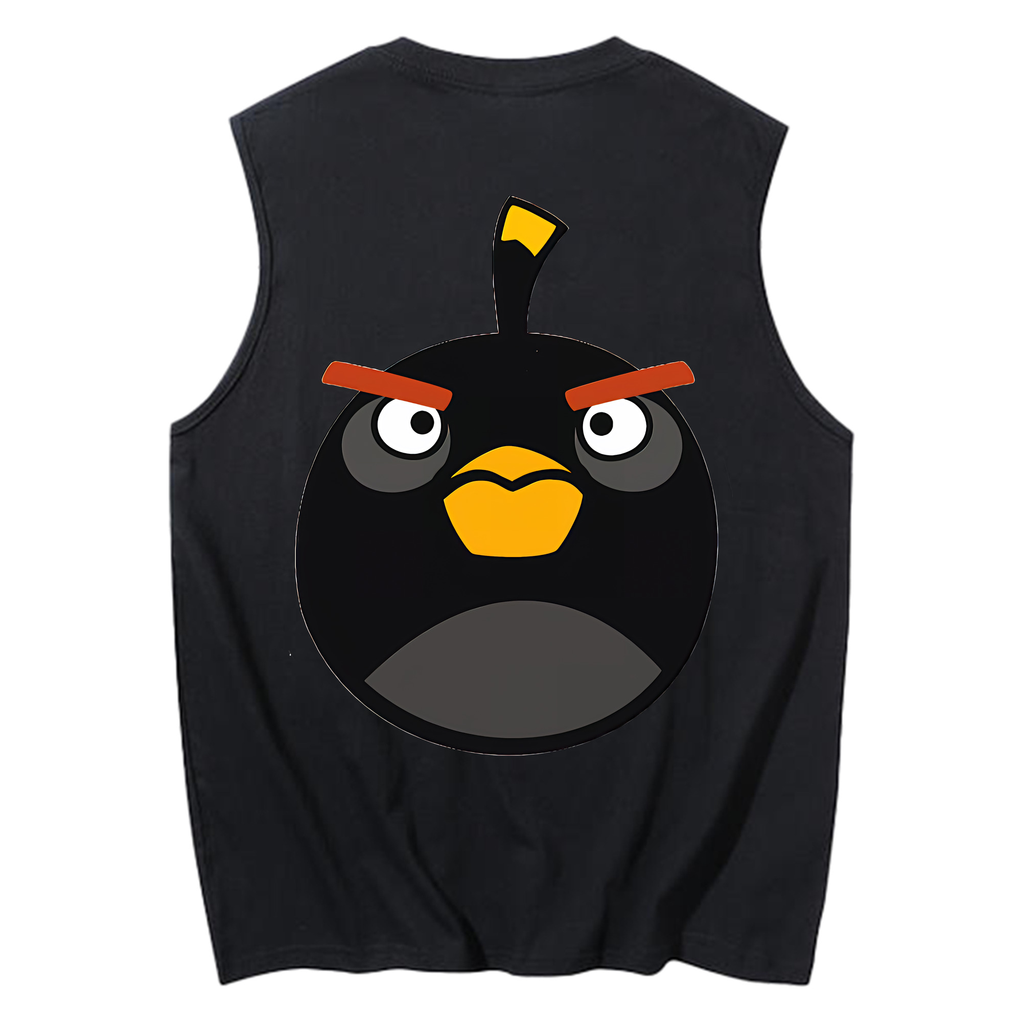（画像用） Angry Birds アングリーバード コットン100％タンクトップ（背面プリント）