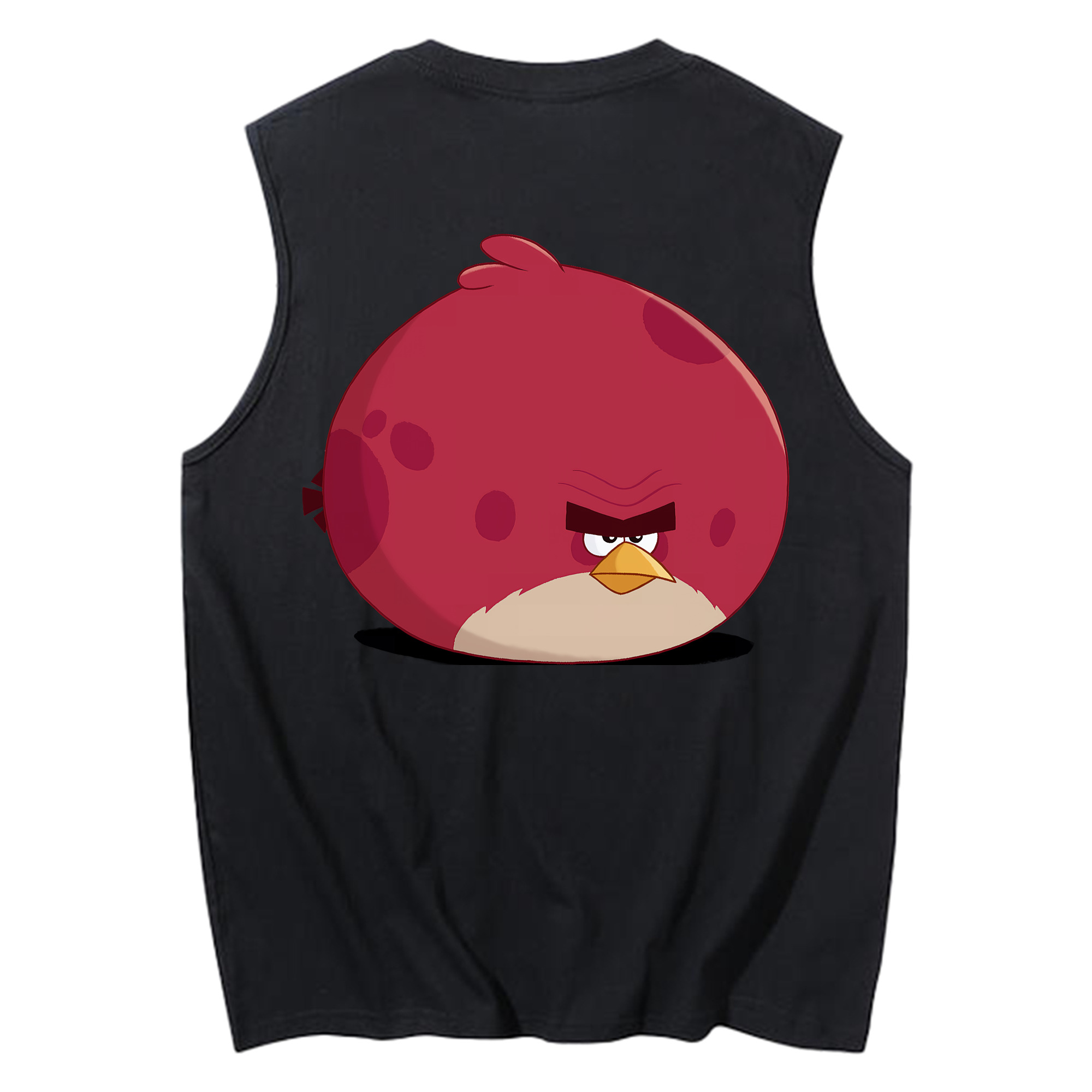 （画像用） Angry Birds アングリーバード コットン100％タンクトップ（背面プリント）