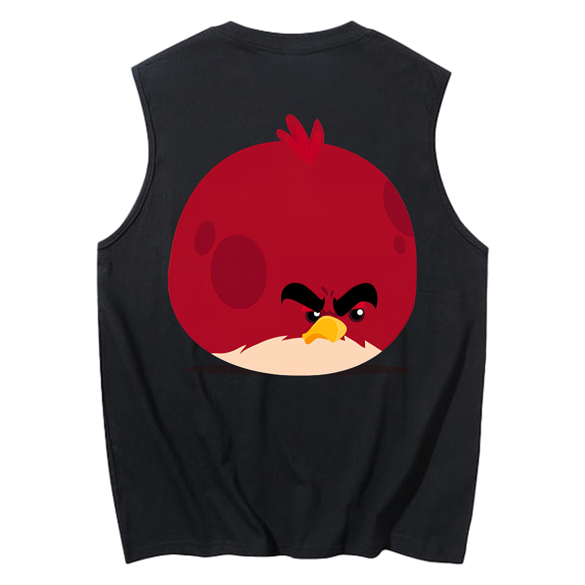 （画像用） Angry Birds アングリーバード コットン100％タンクトップ（背面プリント）