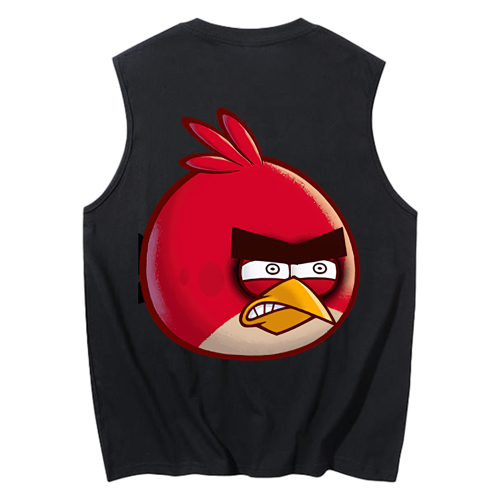（画像用） Angry Birds アングリーバード コットン100％タンクトップ（背面プリント）