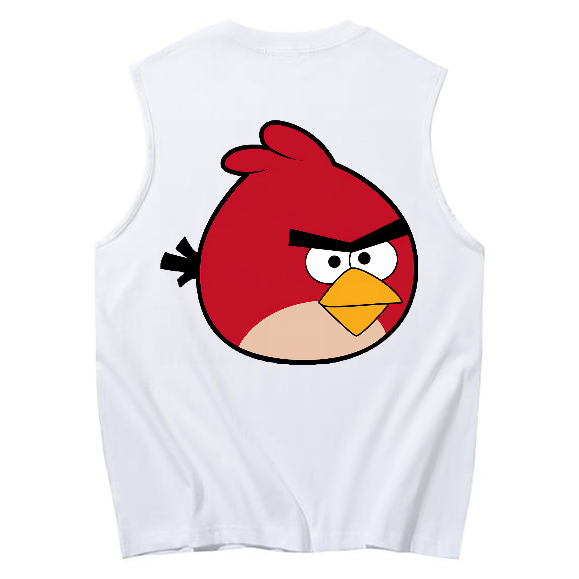 （画像用） Angry Birds アングリーバード コットン100％タンクトップ（背面プリント）