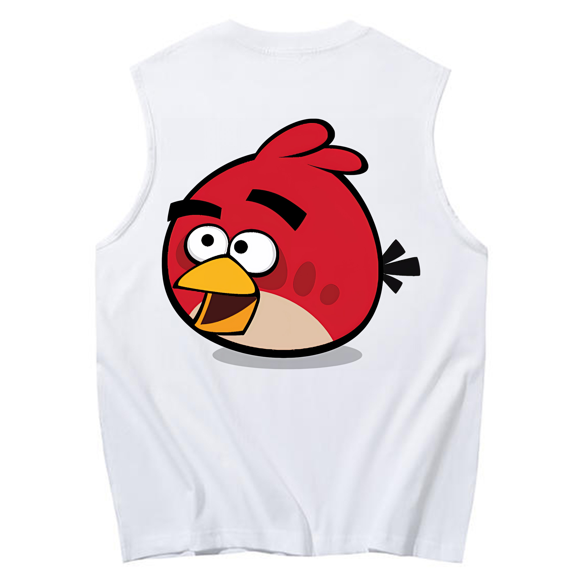 （画像用） Angry Birds アングリーバード コットン100％タンクトップ（背面プリント）