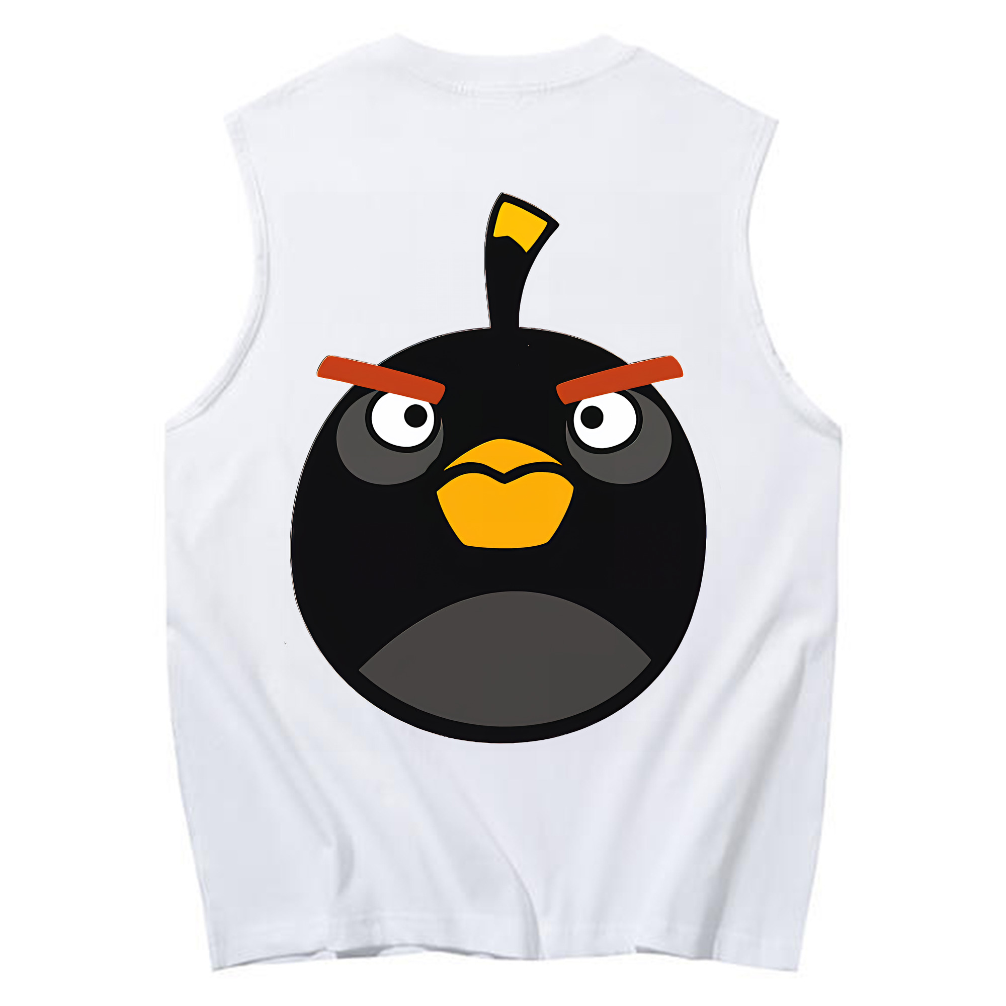 （画像用） Angry Birds アングリーバード コットン100％タンクトップ（背面プリント）