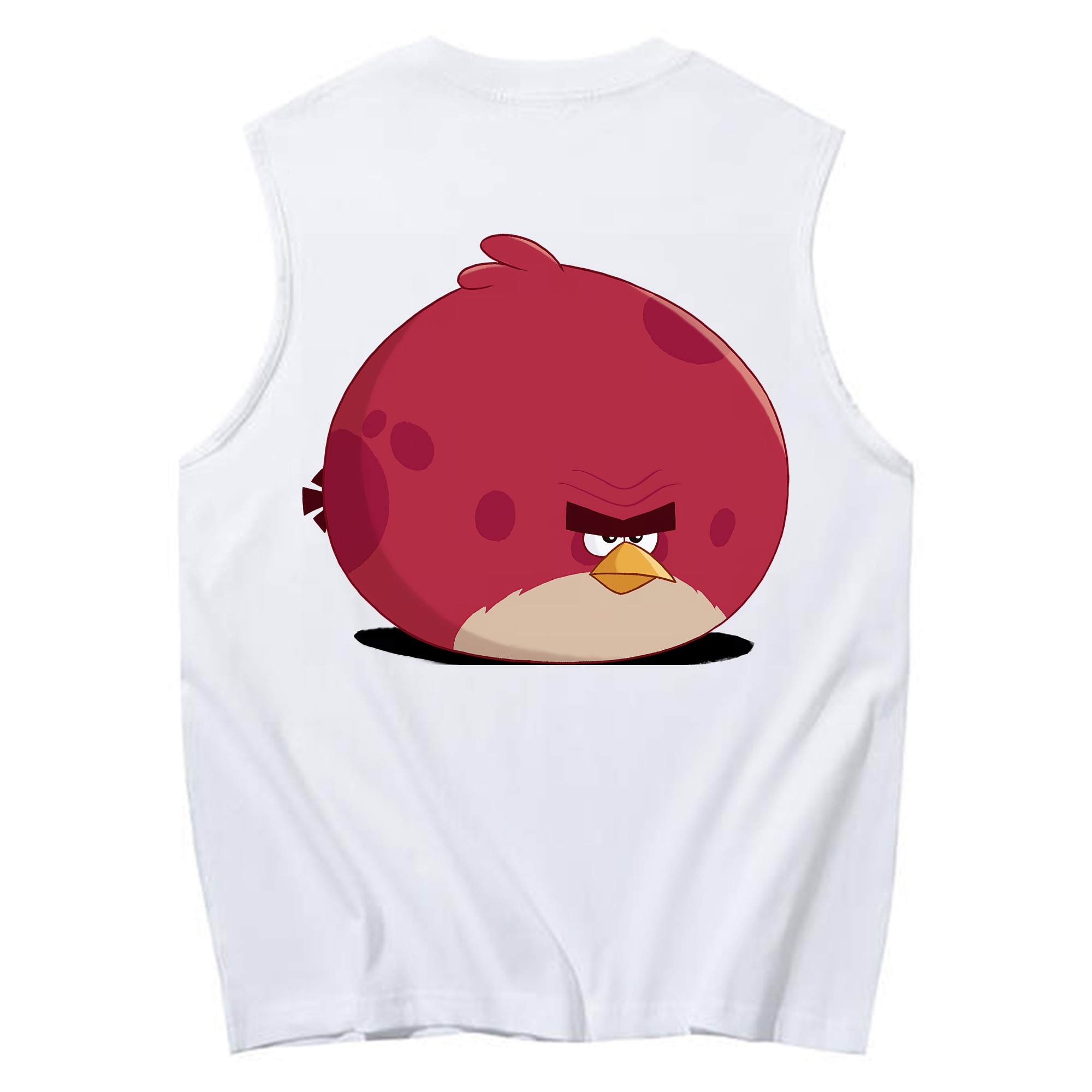 （画像用） Angry Birds アングリーバード コットン100％タンクトップ（背面プリント）
