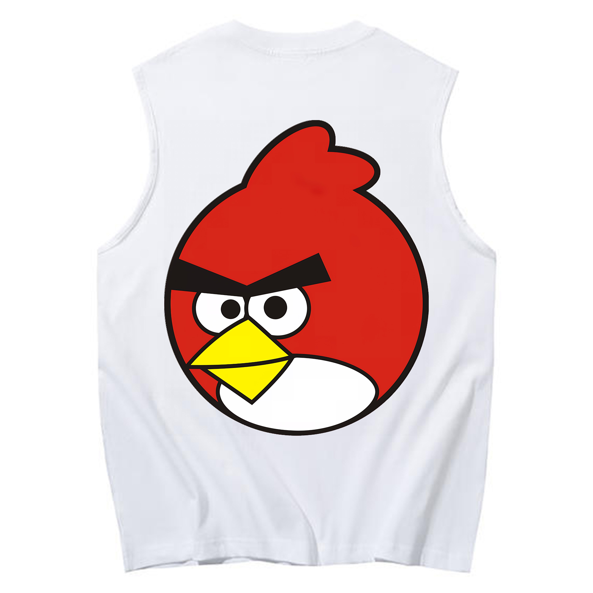 （画像用） Angry Birds アングリーバード コットン100％タンクトップ（背面プリント）