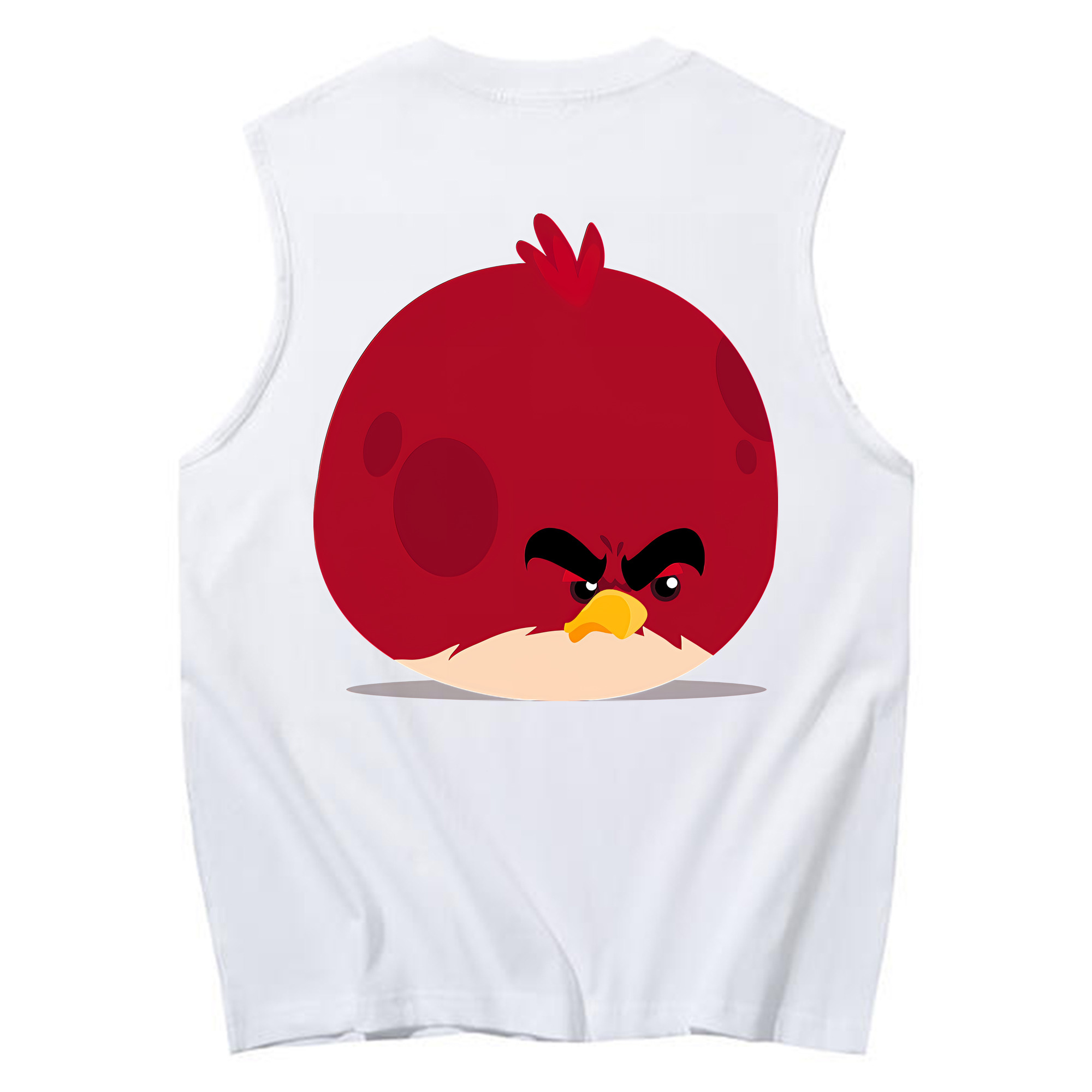 （画像用） Angry Birds アングリーバード コットン100％タンクトップ（背面プリント）