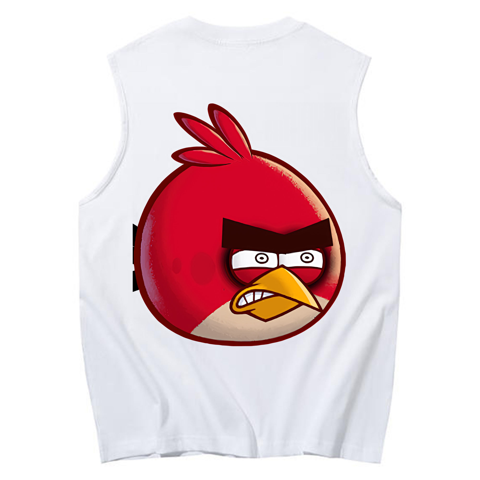 （画像用） Angry Birds アングリーバード コットン100％タンクトップ（背面プリント）