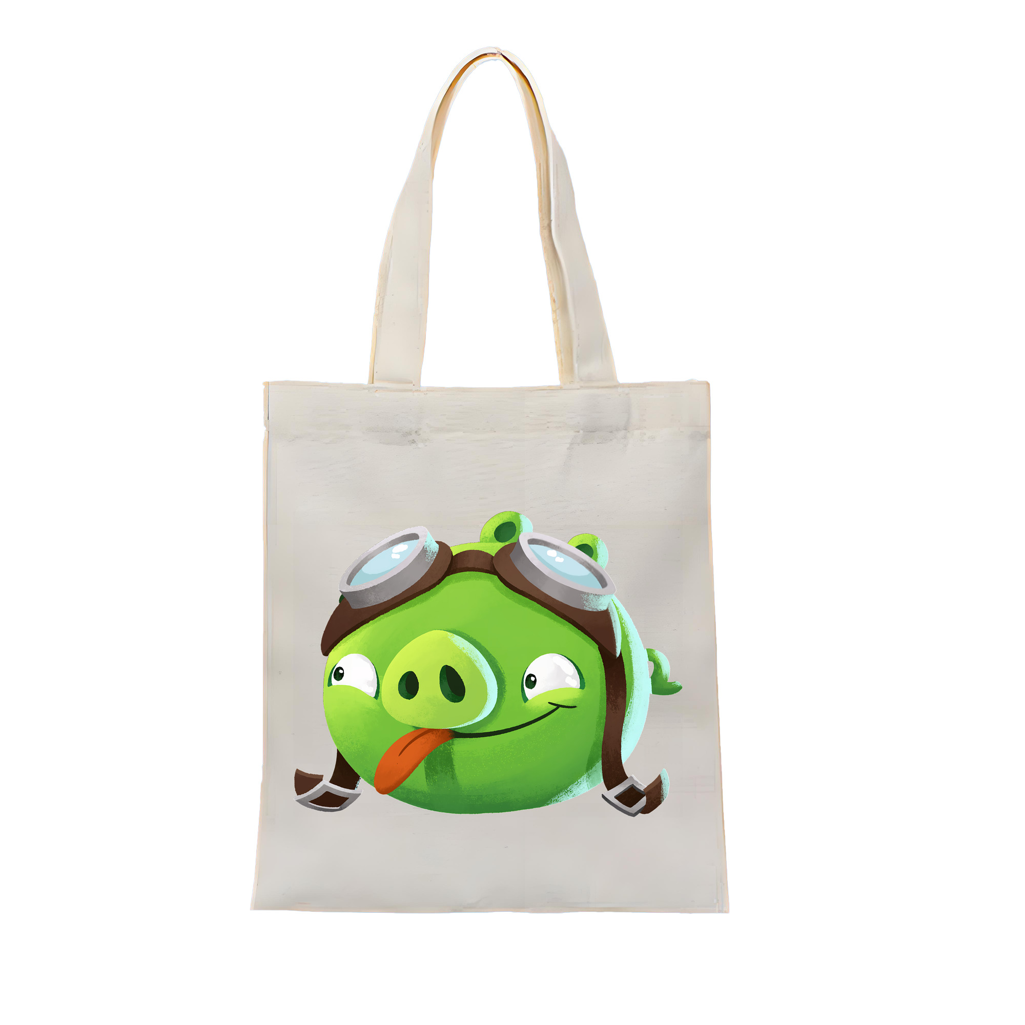 （画像用） Angry Birds アングリーバード 縦型キャンバス生地手提げバッグ　トートバッグ