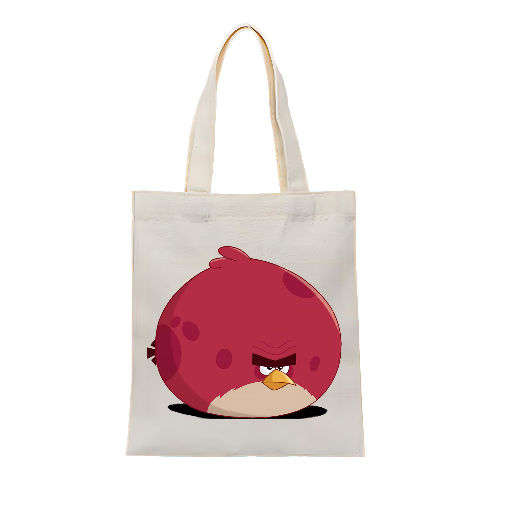 （画像用） Angry Birds アングリーバード 縦型キャンバス生地手提げバッグ　トートバッグ