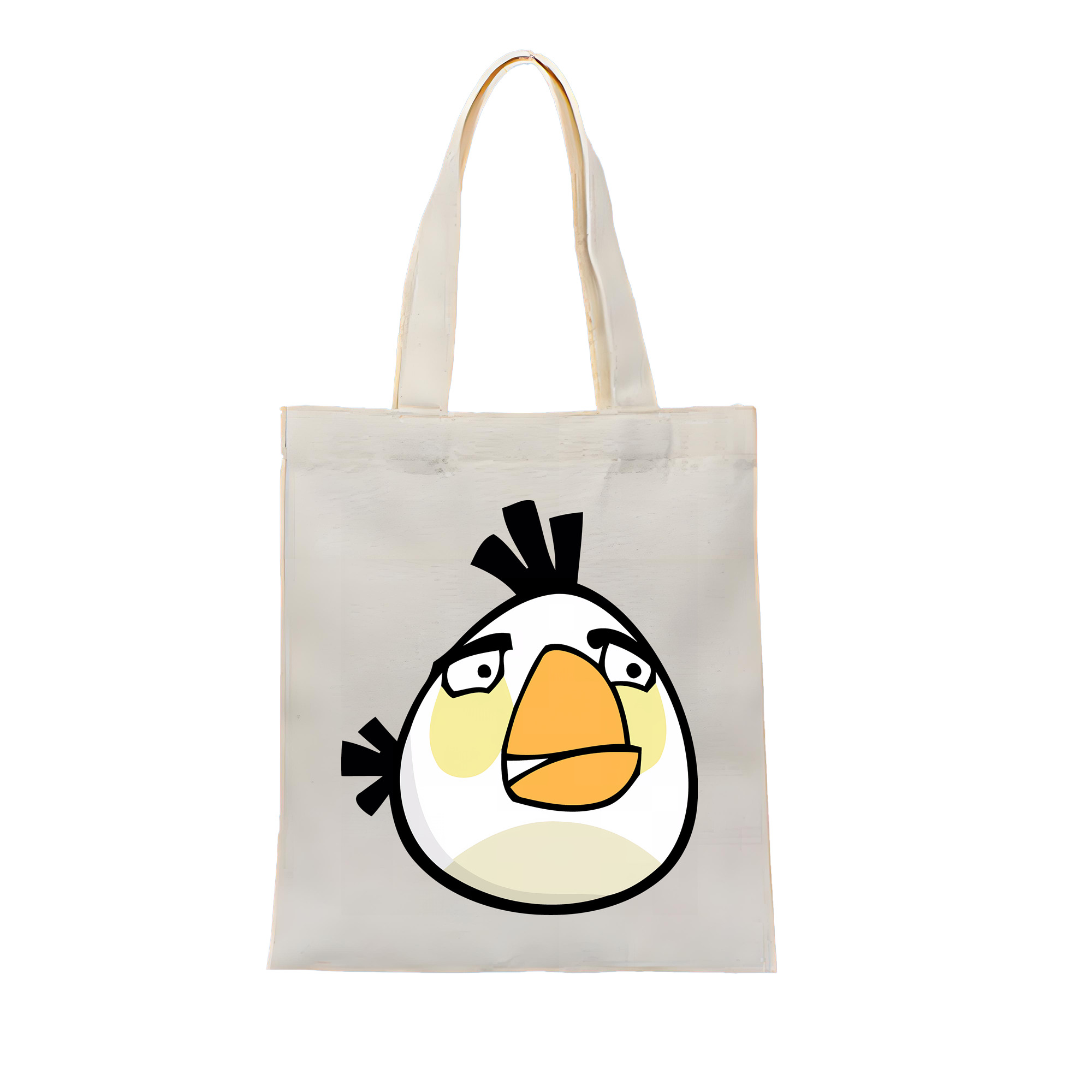 （画像用） Angry Birds アングリーバード 縦型キャンバス生地手提げバッグ　トートバッグ