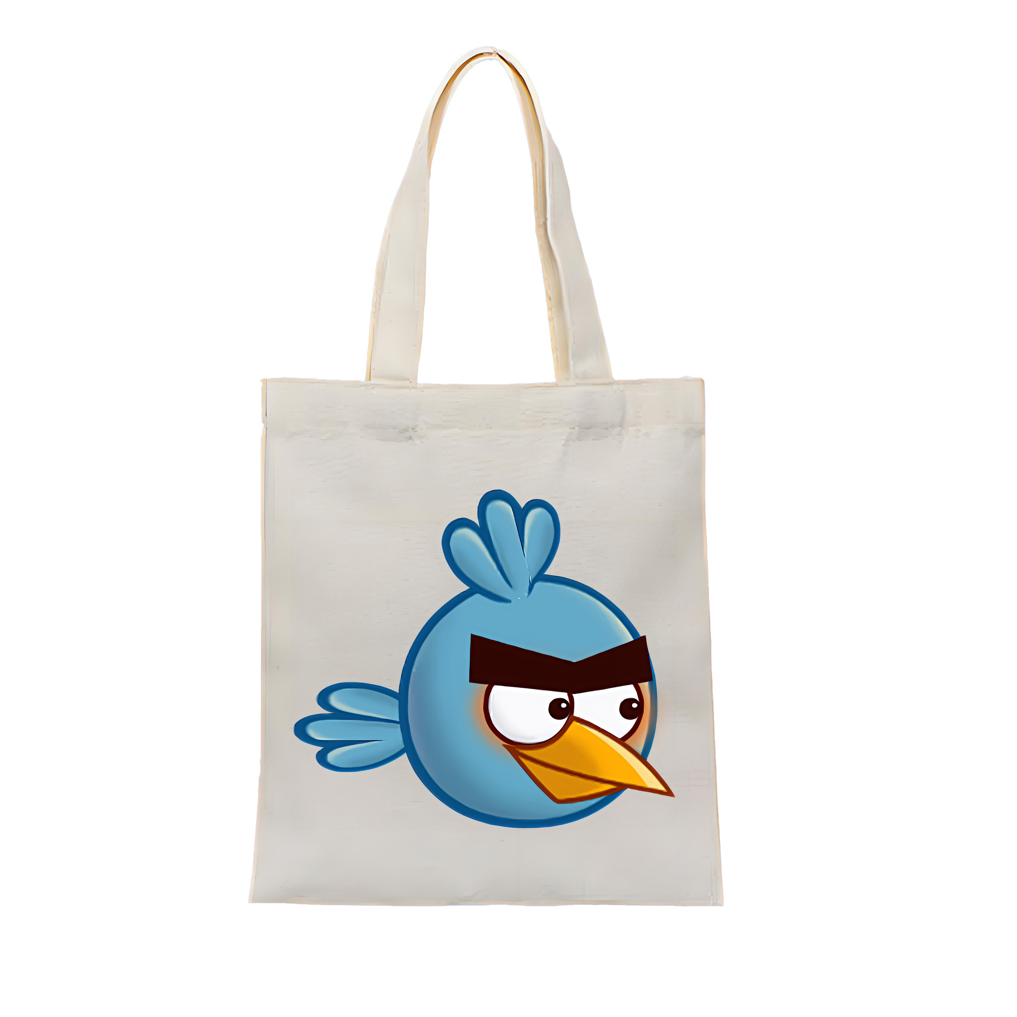 （画像用） Angry Birds アングリーバード 縦型キャンバス生地手提げバッグ　トートバッグ