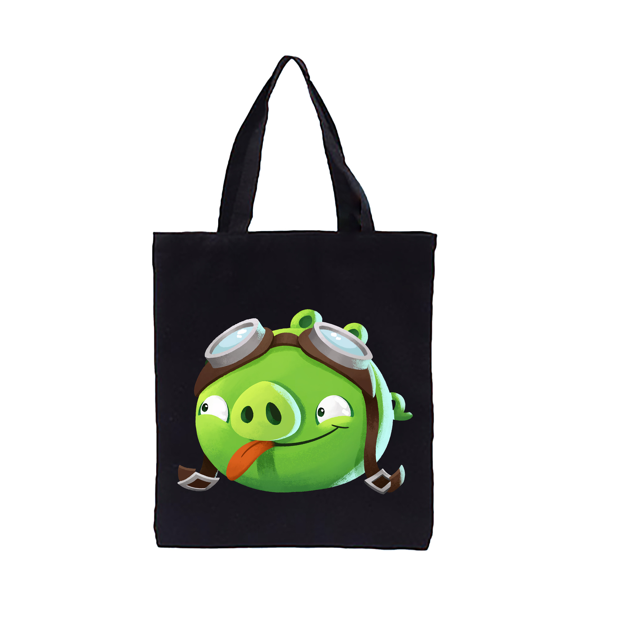 （画像用） Angry Birds アングリーバード 縦型キャンバス生地手提げバッグ　トートバッグ