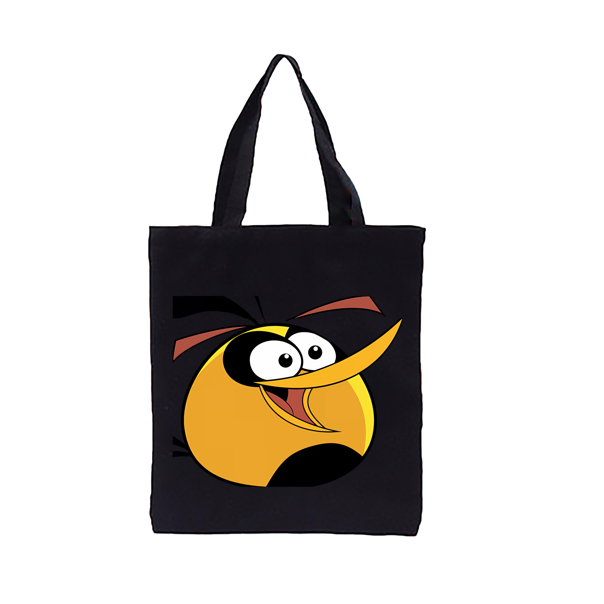 （画像用） Angry Birds アングリーバード 縦型キャンバス生地手提げバッグ　トートバッグ